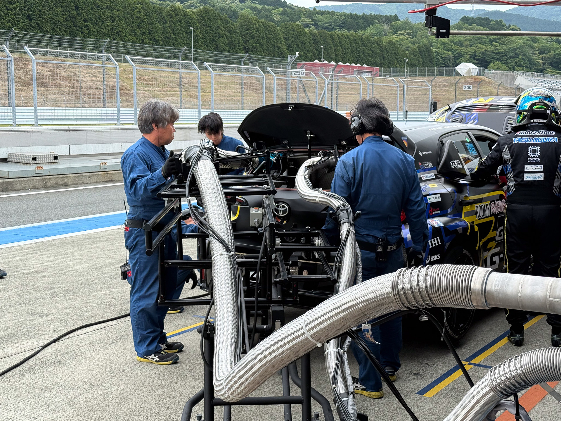 給水素も安定して行なえるようになっていた