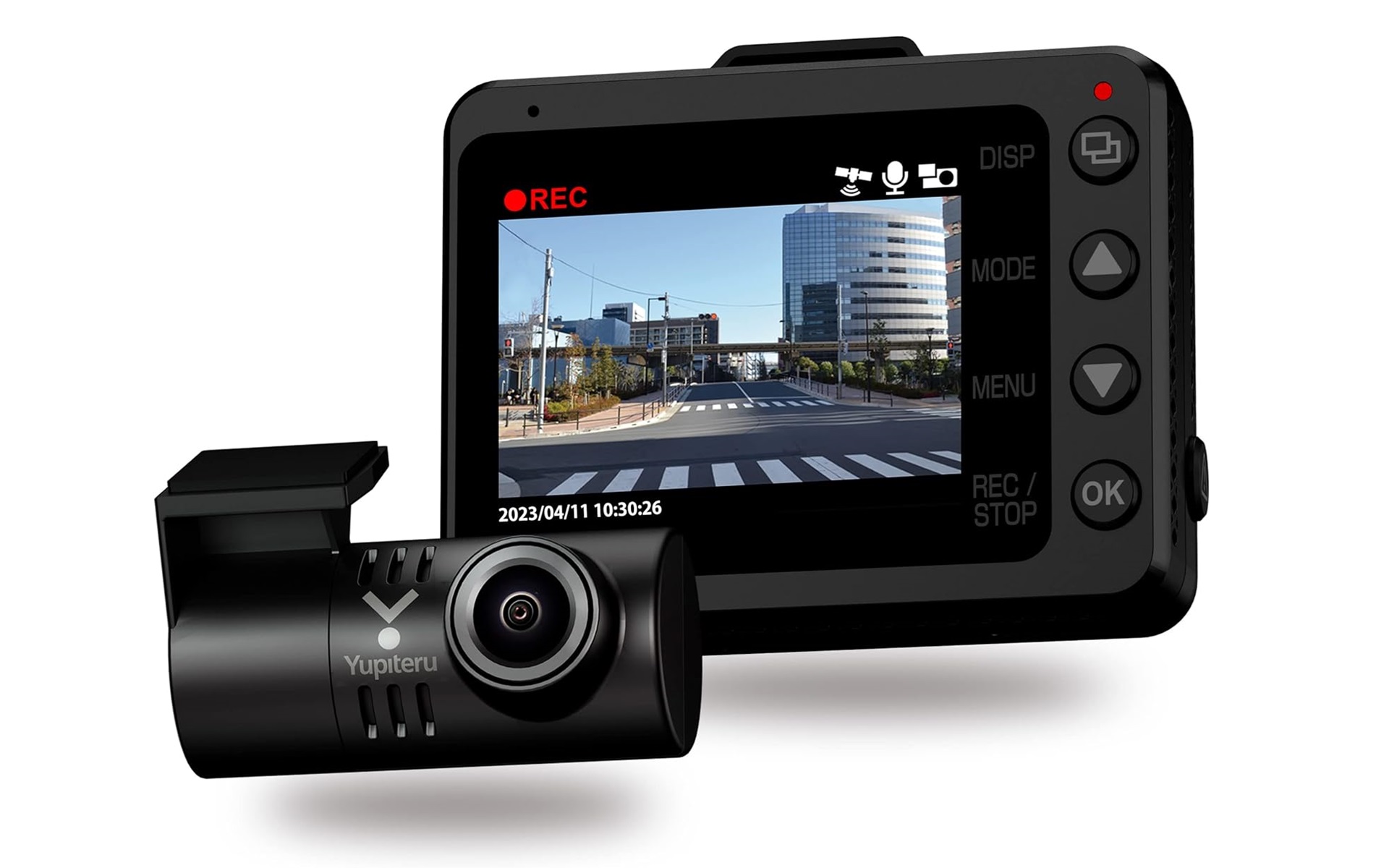 ユピテルのオービス警報機能付きの前後2カメラ「ドライブレコーダー」がAmazonでセール中