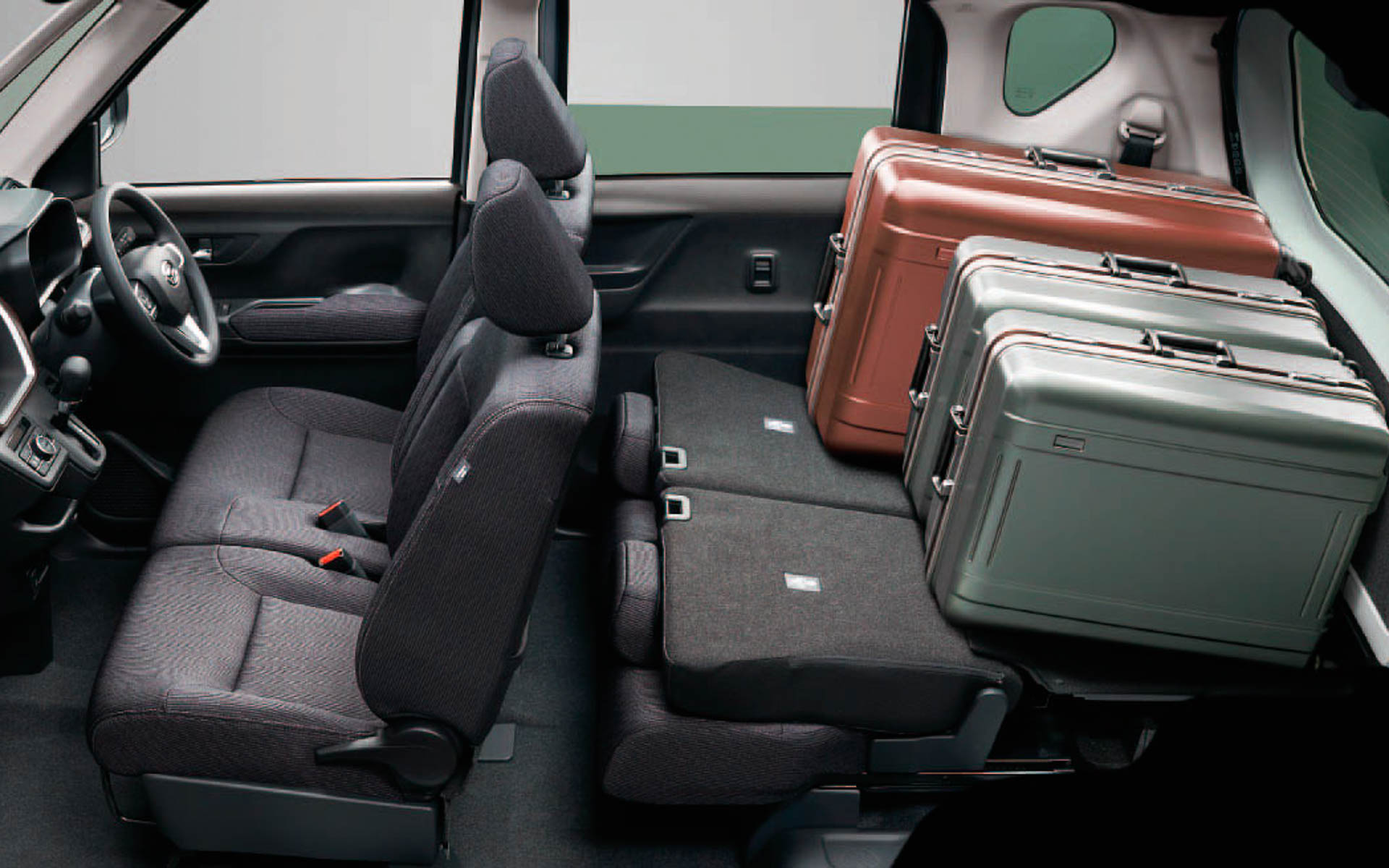 シートアレンジのイメージ。フルラゲージモード