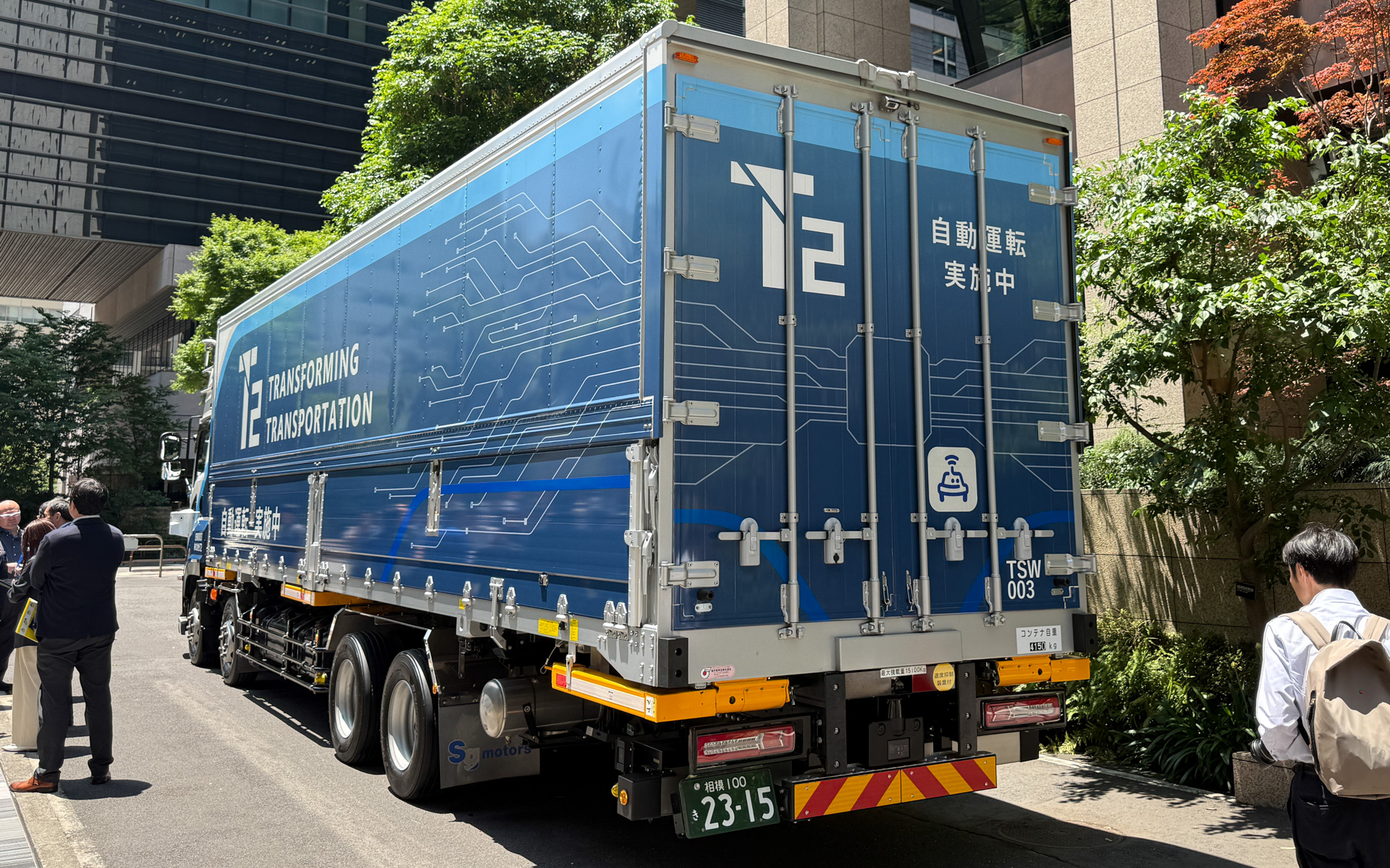 T2の自動運転トラック