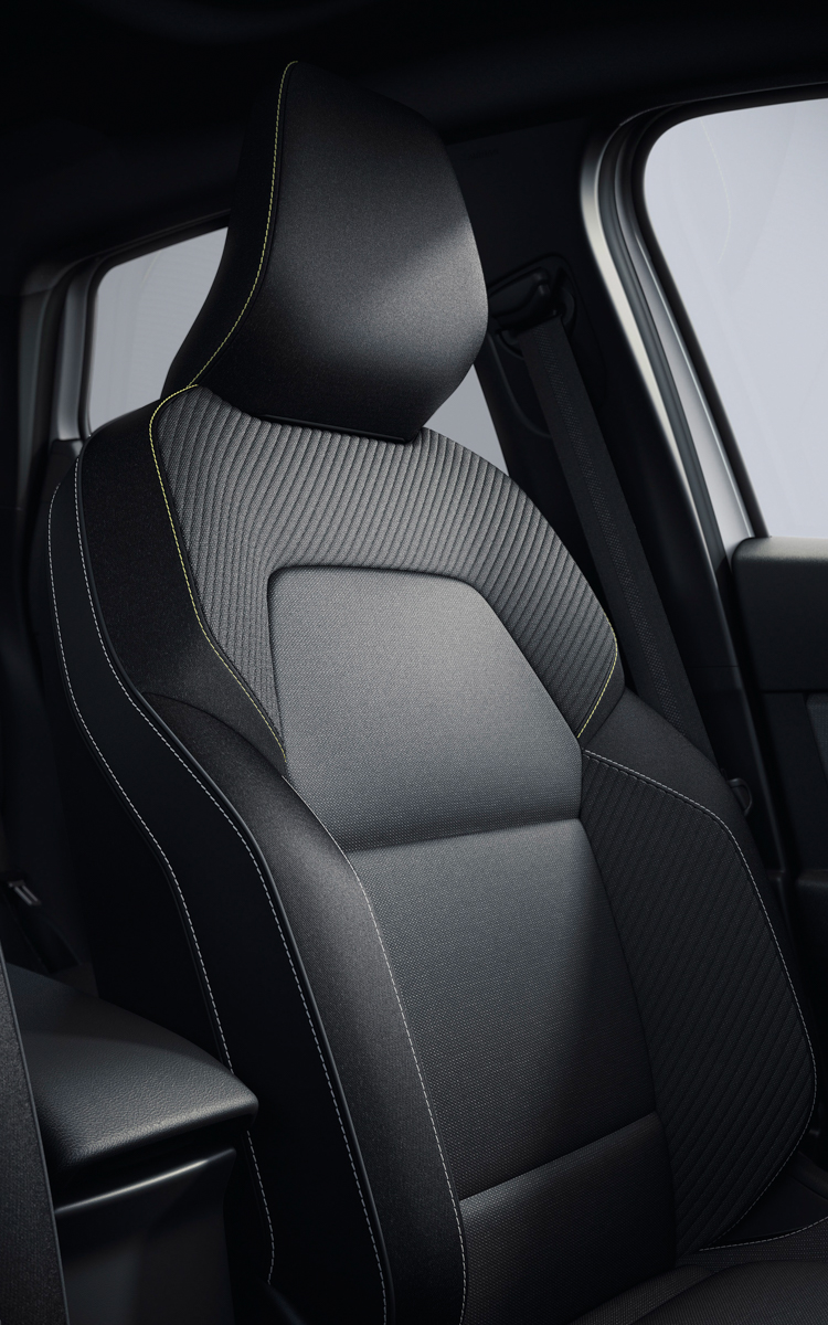 テクノグレードのインテリア