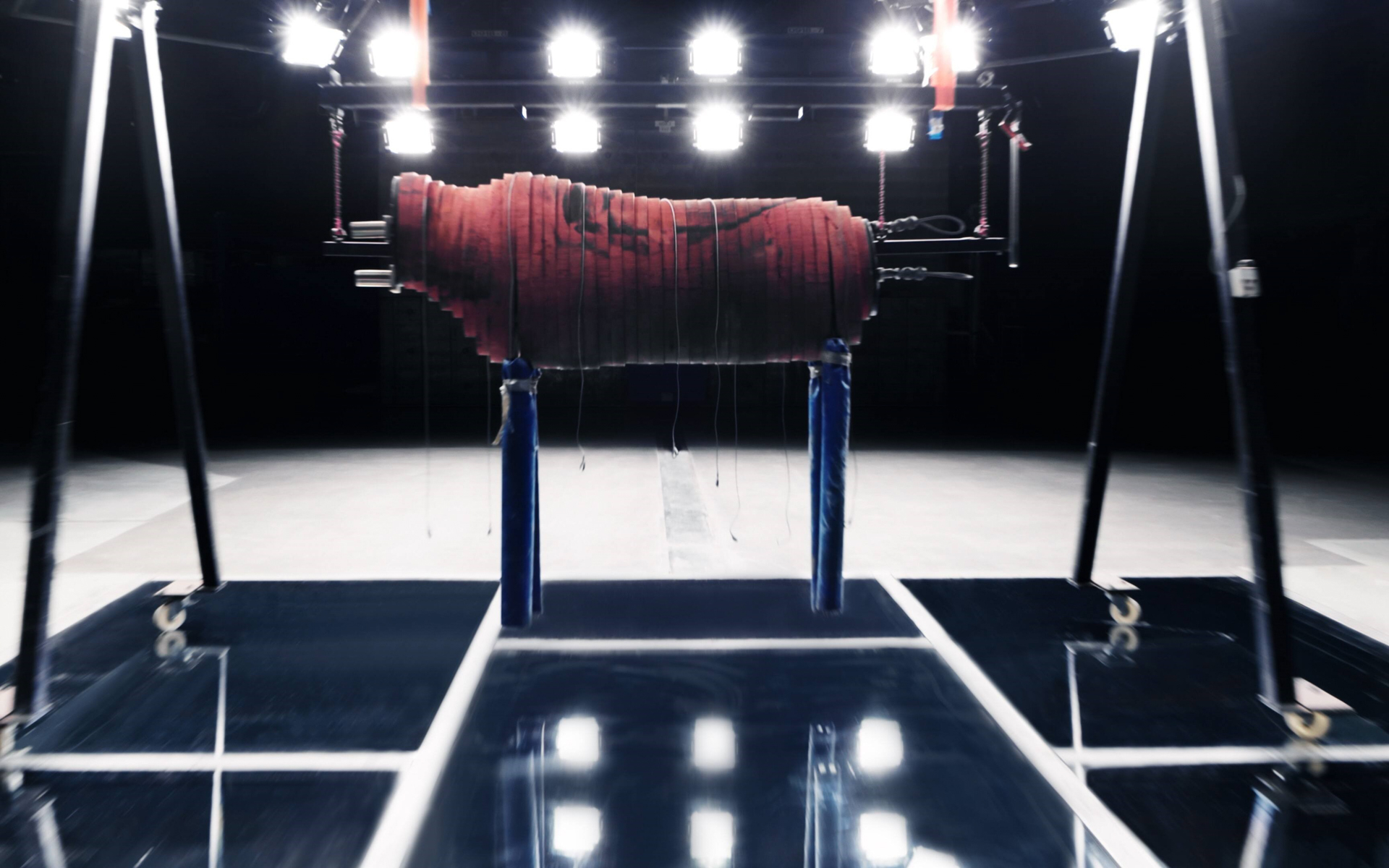 ボルボ・カーズ・セーフティセンター衝突実験施設の内部