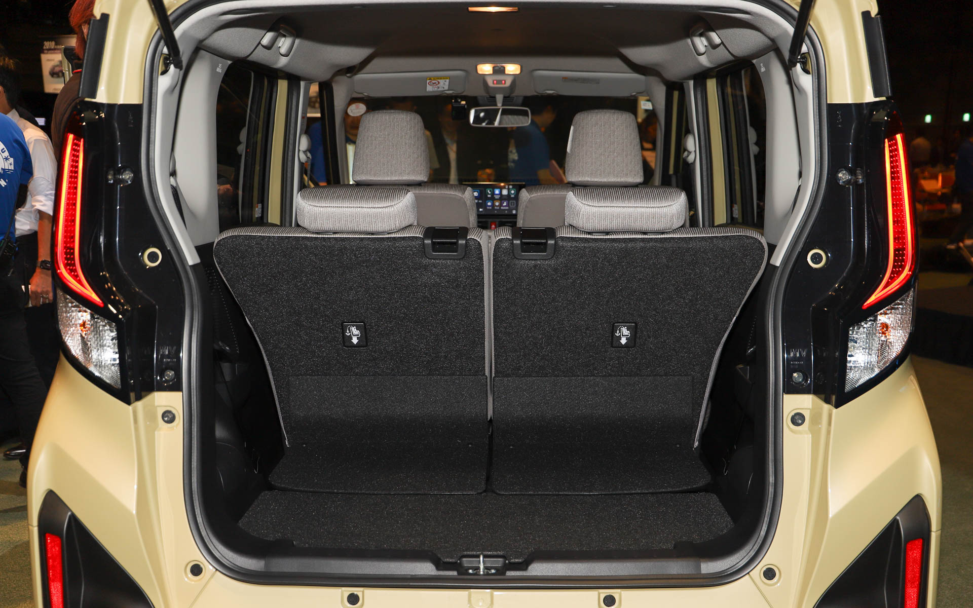 ラゲッジ。もっとも広い状態