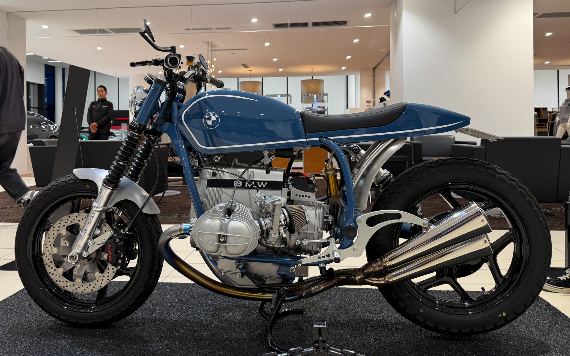 46WORKS、CHERRY'S COMPANY、Wedge motorcycleによるカスタムバイクの特別展示