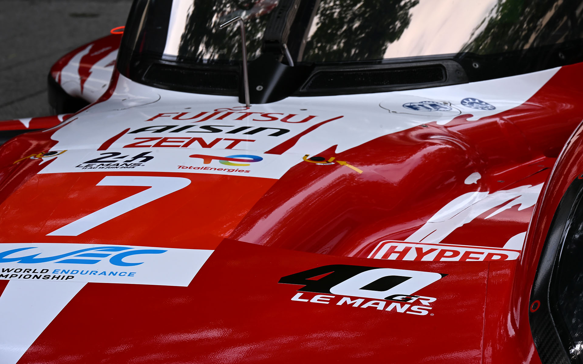 トヨタのル・マン参戦40周年を記念するロゴ