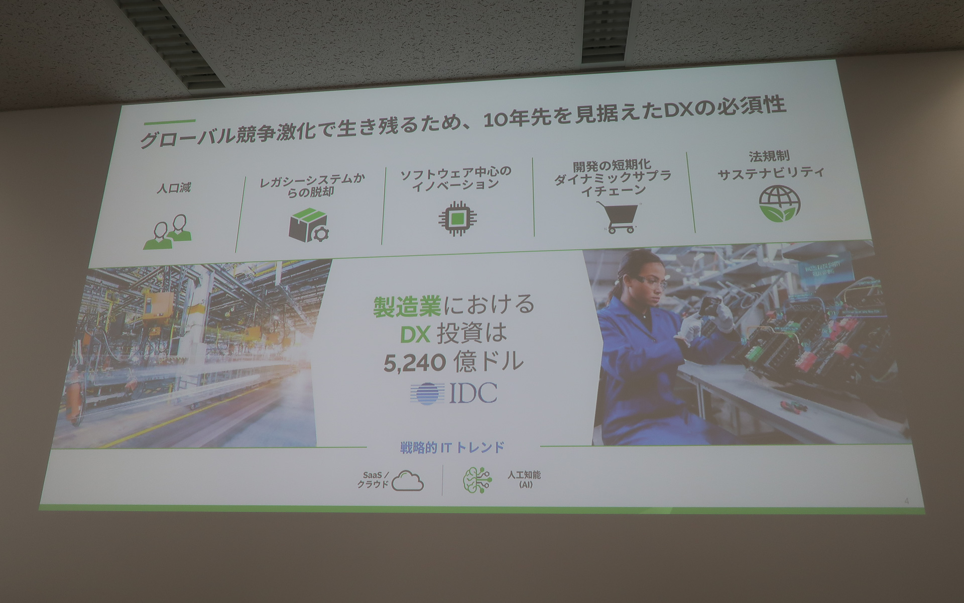 日本の製造業が抱えている課題や昨今のトレンドについて