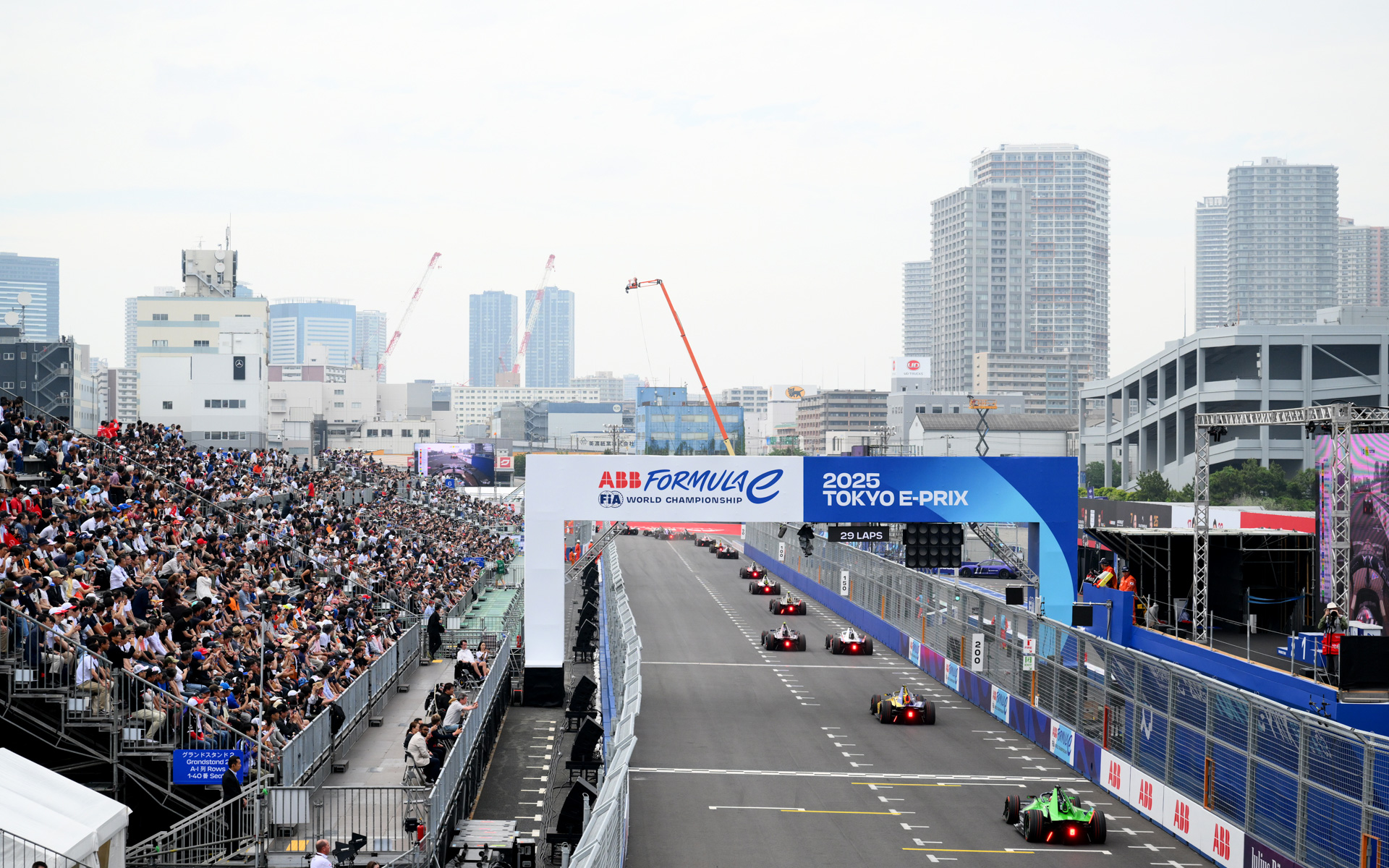 2025年の東京大会のようす：フォーミュラE