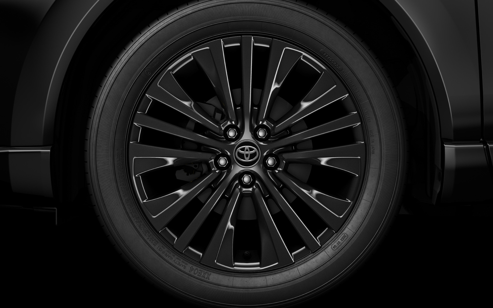 225/55R19タイヤ＆19×7Jアルミホイール（ブラック塗装）