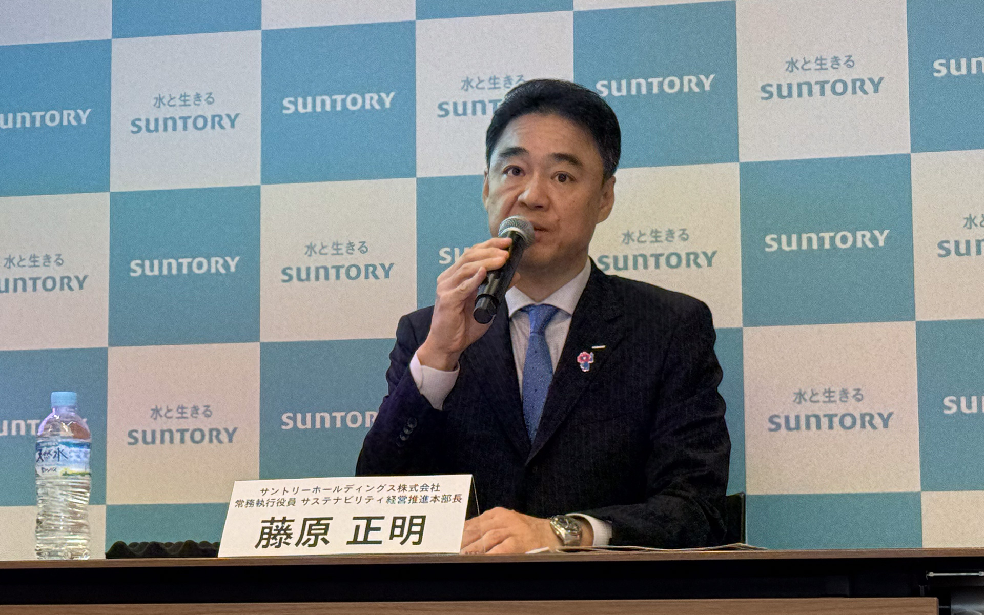 サントリーホールディングス株式会社 常務執行役員 サステナビリティ経営推進本部長 藤原正明氏