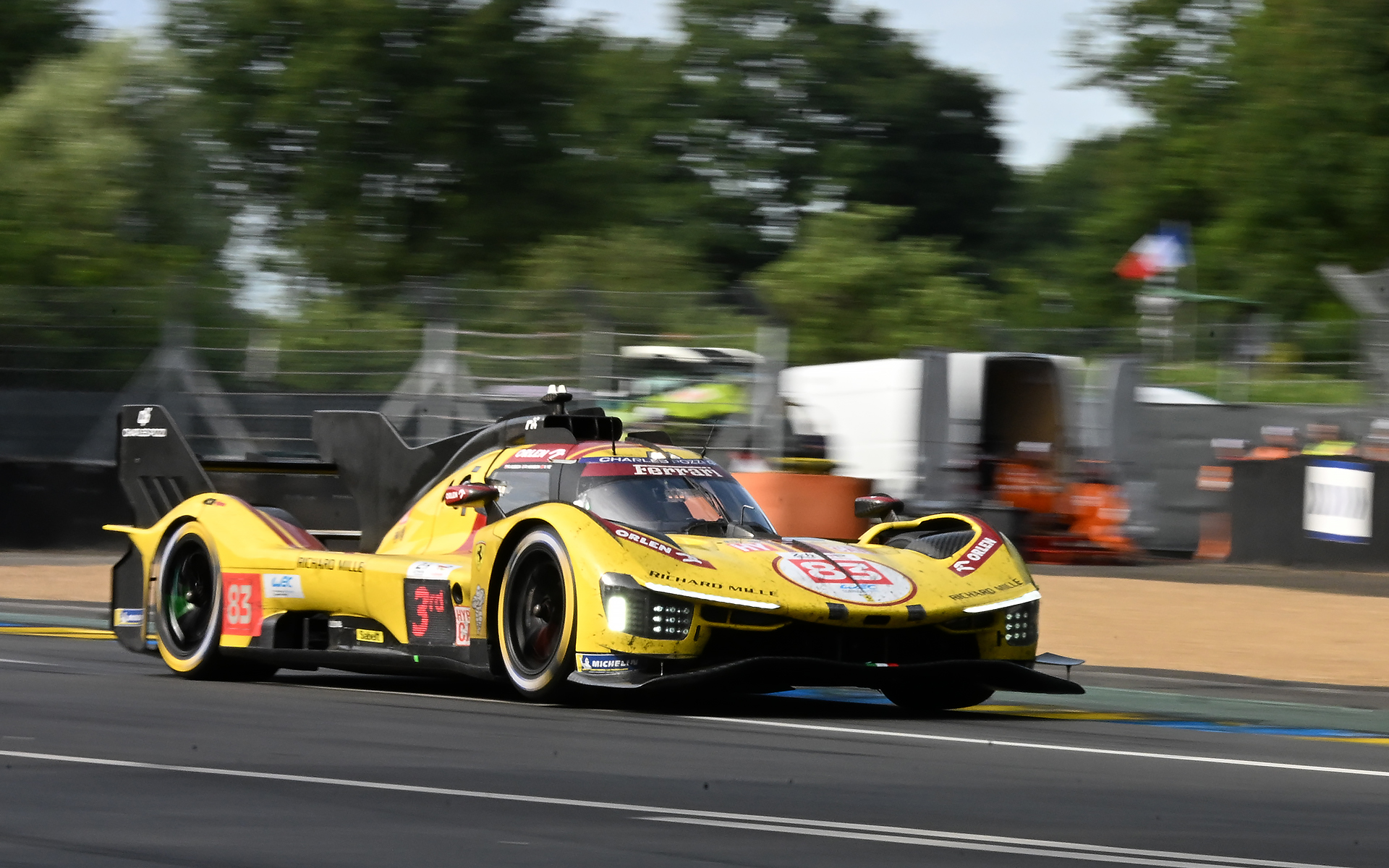 83号車 Ferrari 499P（R.KUBICA/Y.YE/P.HANSON）