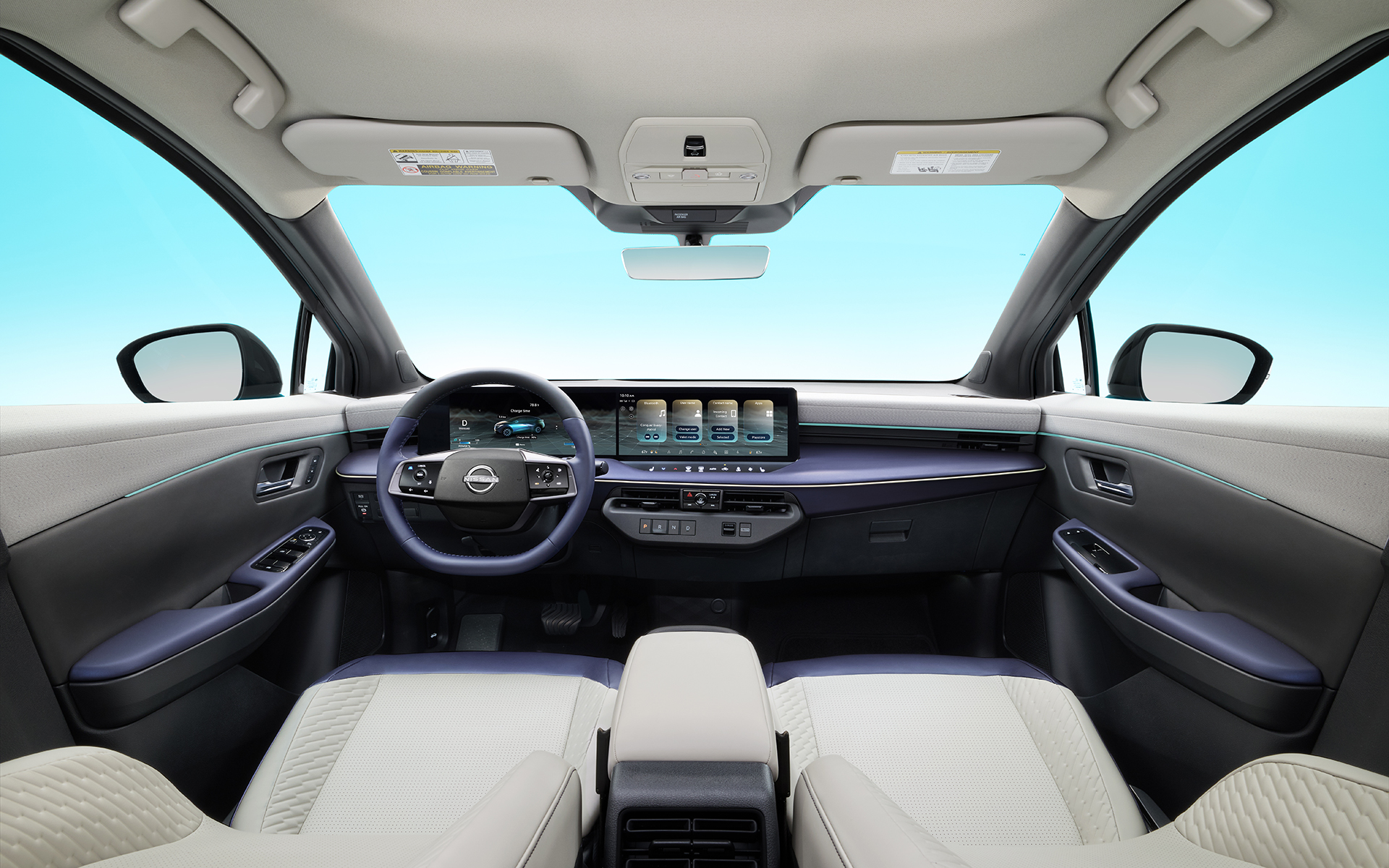 新型リーフのインテリア