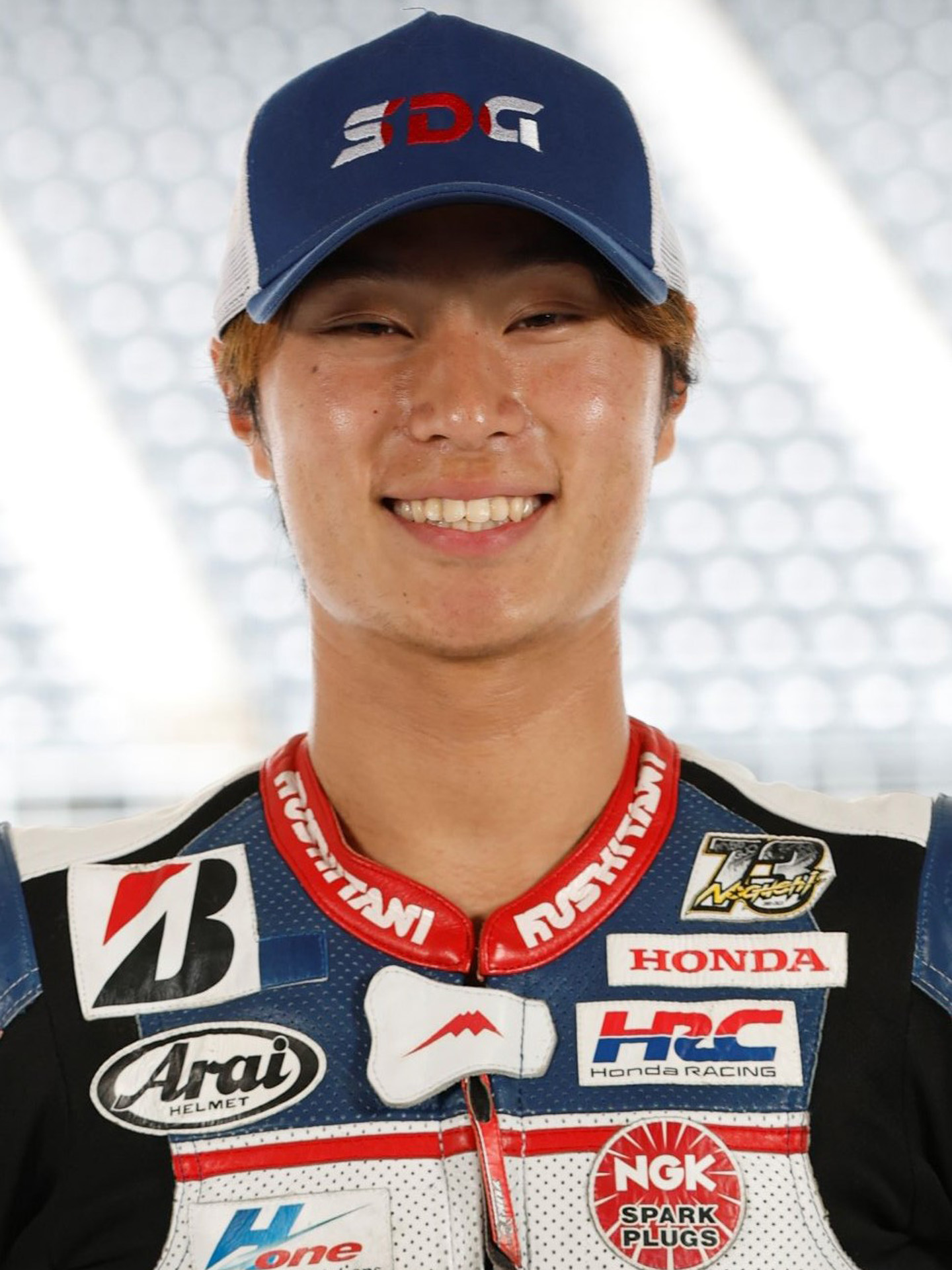 國井勇輝選手（東京都、22歳）「まずは、今年も8耐に参戦できることをとてもうれしく思っています。参戦にあたりHRC、IDEMITSU Honda Team Asia、SDGそして、ハルクプロ、関係する皆さまにサポートいただき感謝しています。今年は、さらに成長した姿を皆さまの前でお見せできるようにチーム一丸で頑張っていきます」