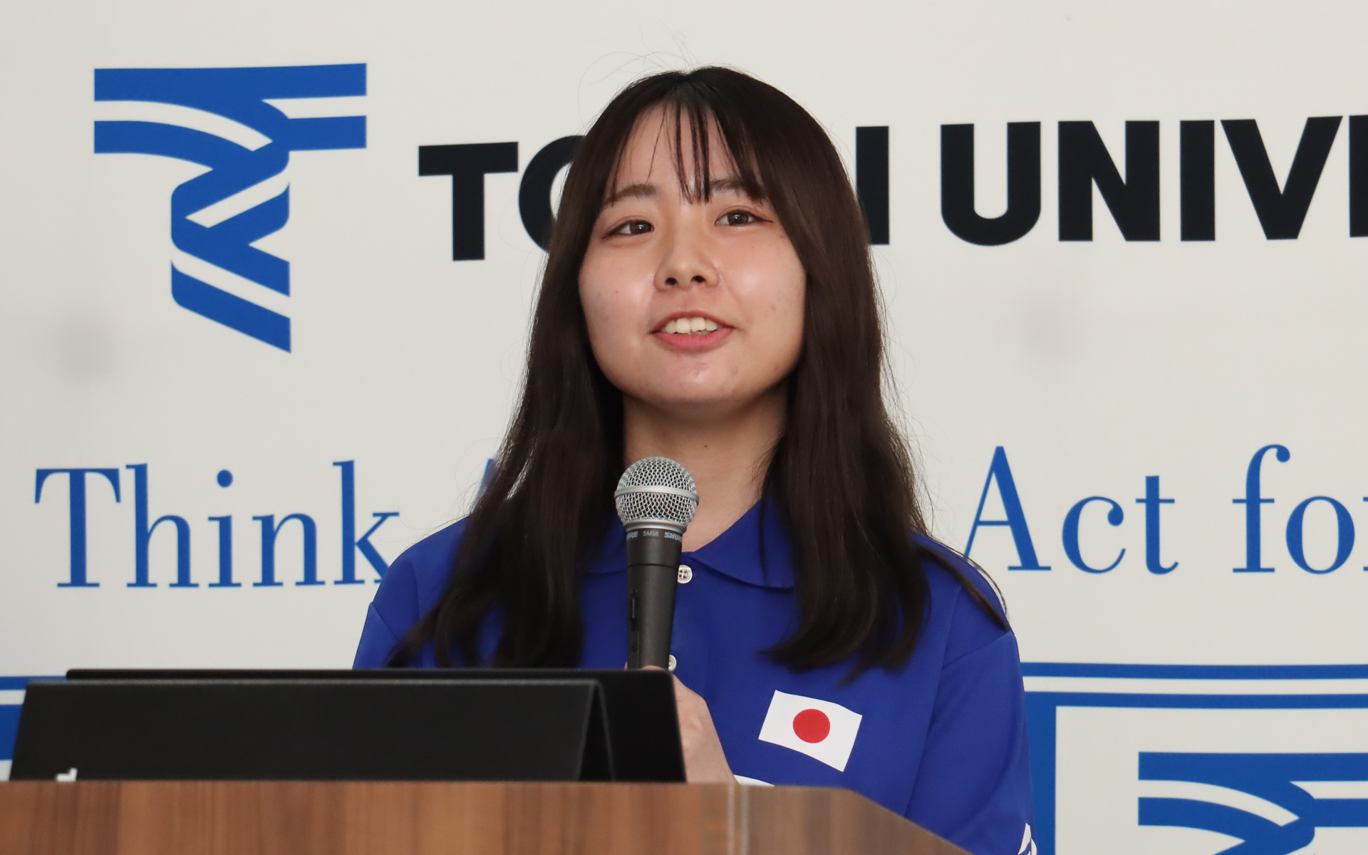 東海大学 ソーラーカーチーム 広報班 リーダー（経営学部 経営学科 3年次生）鬼頭優菜氏