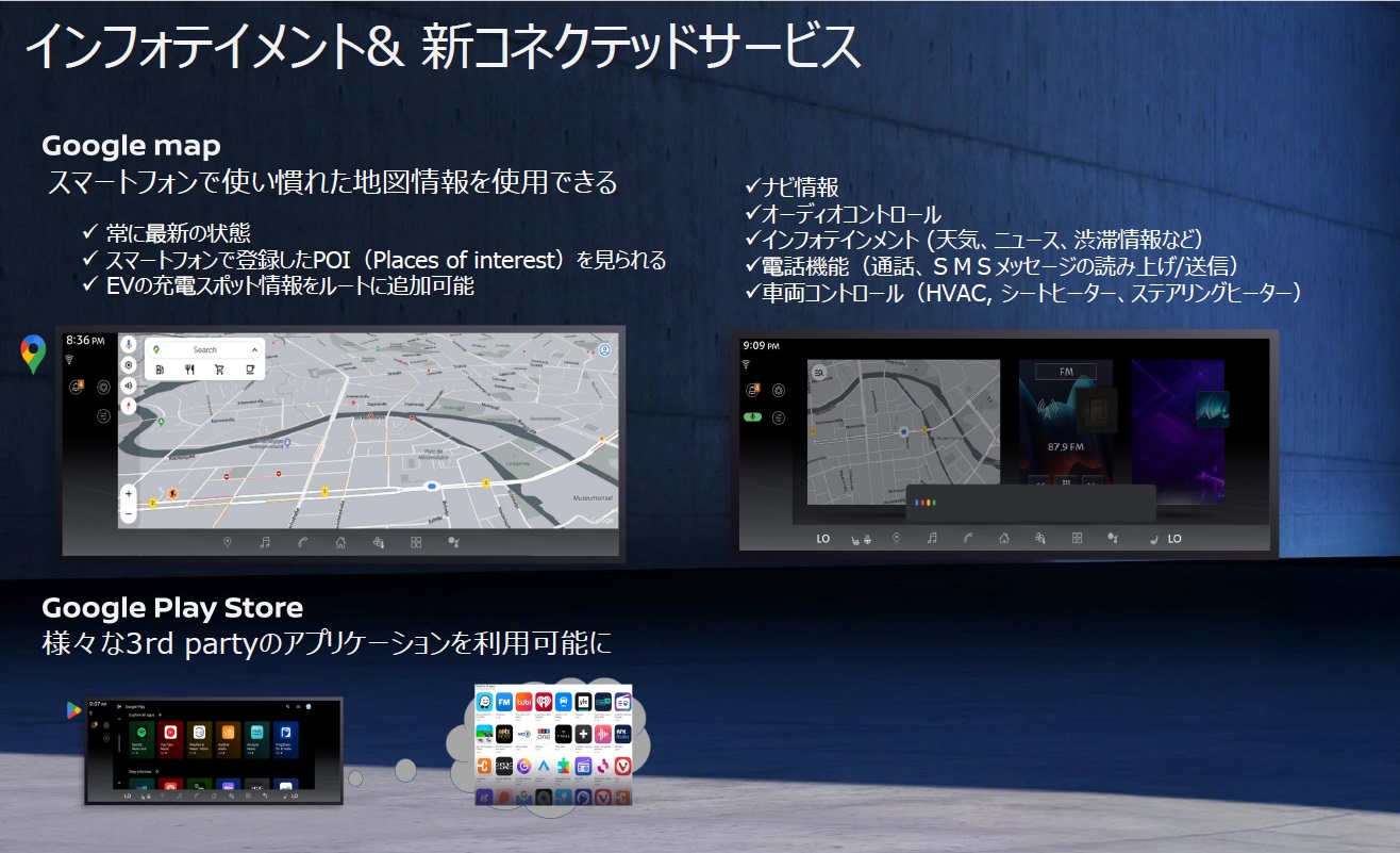 インフォテイメント＆新コネクテッドサービス