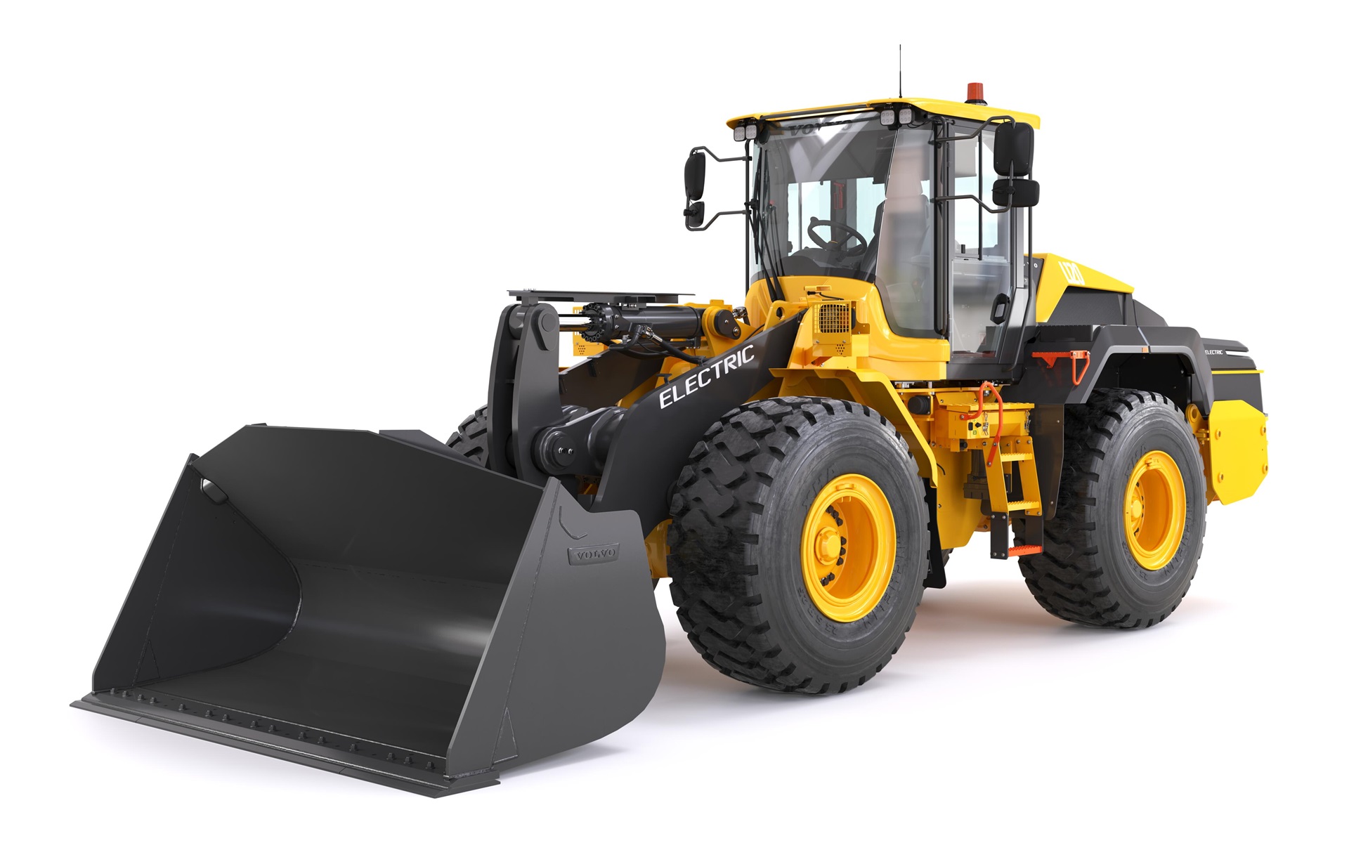 ボルボの新型バッテリ駆動式ホイールローダー「L120 Electric」