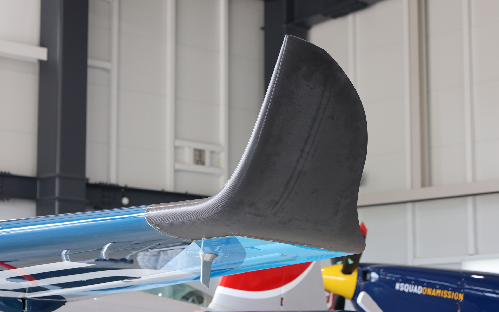 第2戦に向け前倒しで投入される新型ウイングレットは無塗装の状態で装着された