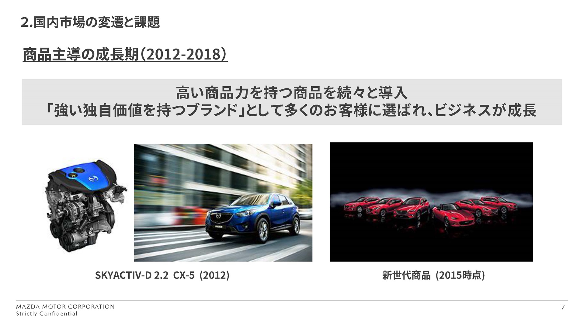 初代CX-5を契機にマツダは高い商品力を前面に出し、独自の価値を持つブランドとして成長を始めた