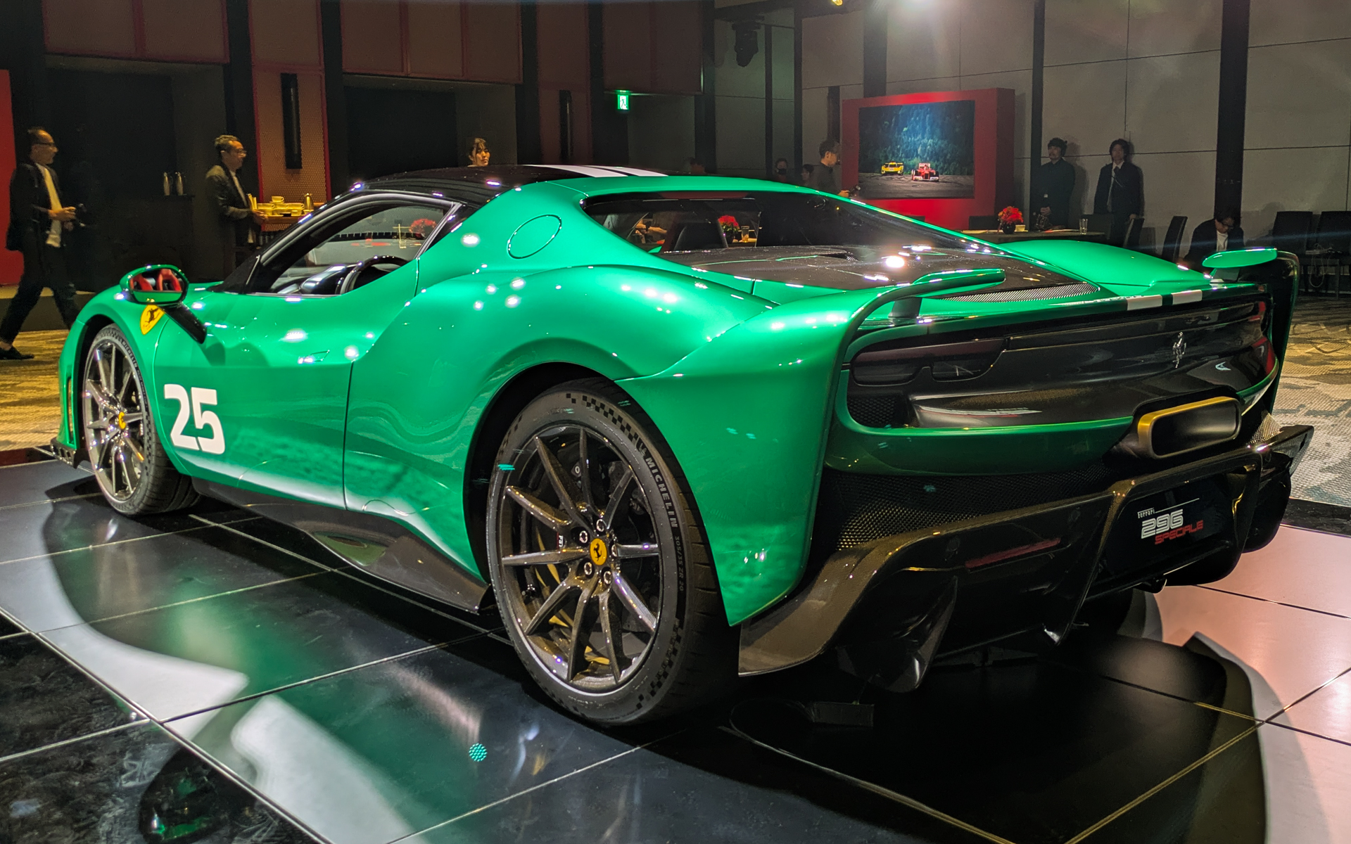 新型「296スペチアーレ」が日本へ上陸したのは今回が初となる