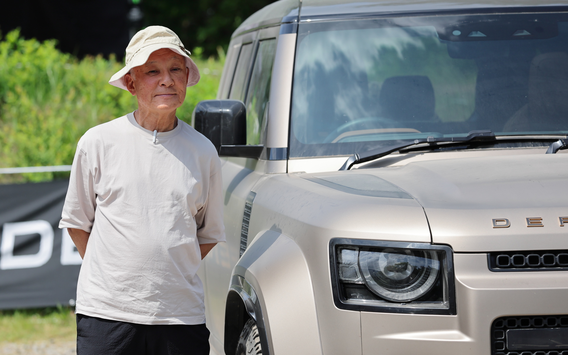 浅間サーキットでオフロード試乗