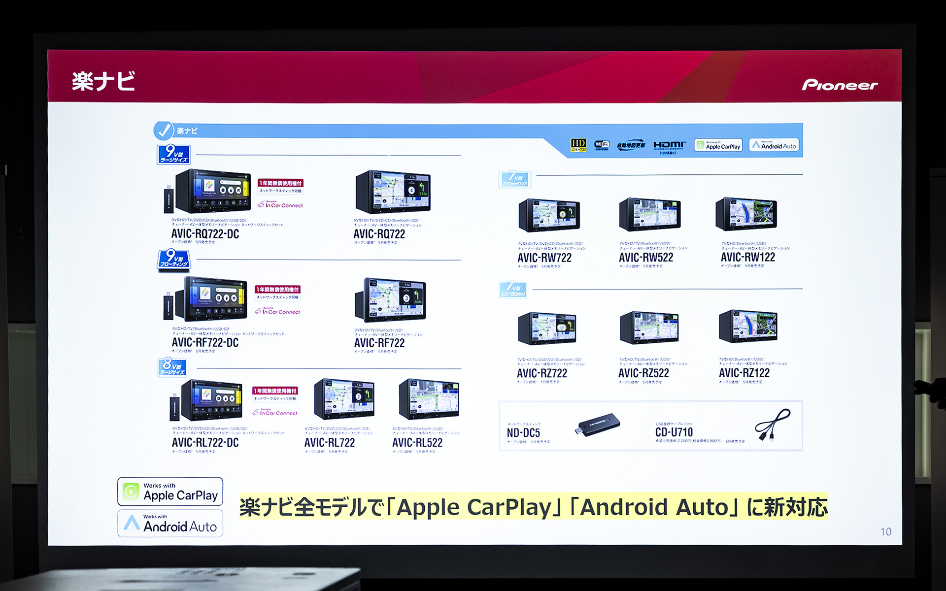 2025モデルは全13機種をラインアップ。全モデルがApple CarPlayおよびAndroid Autoに対応する