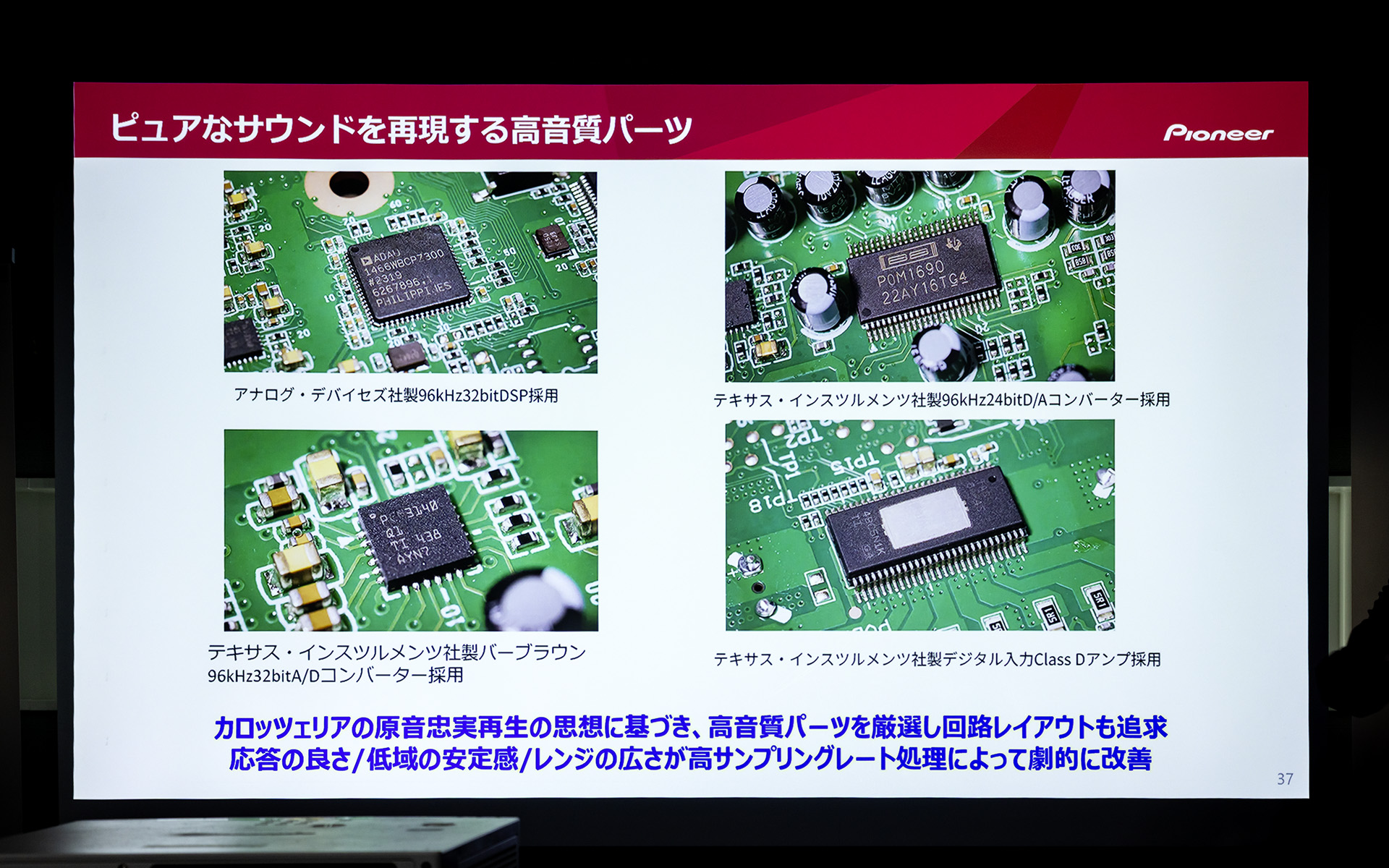 高音質パーツを投入