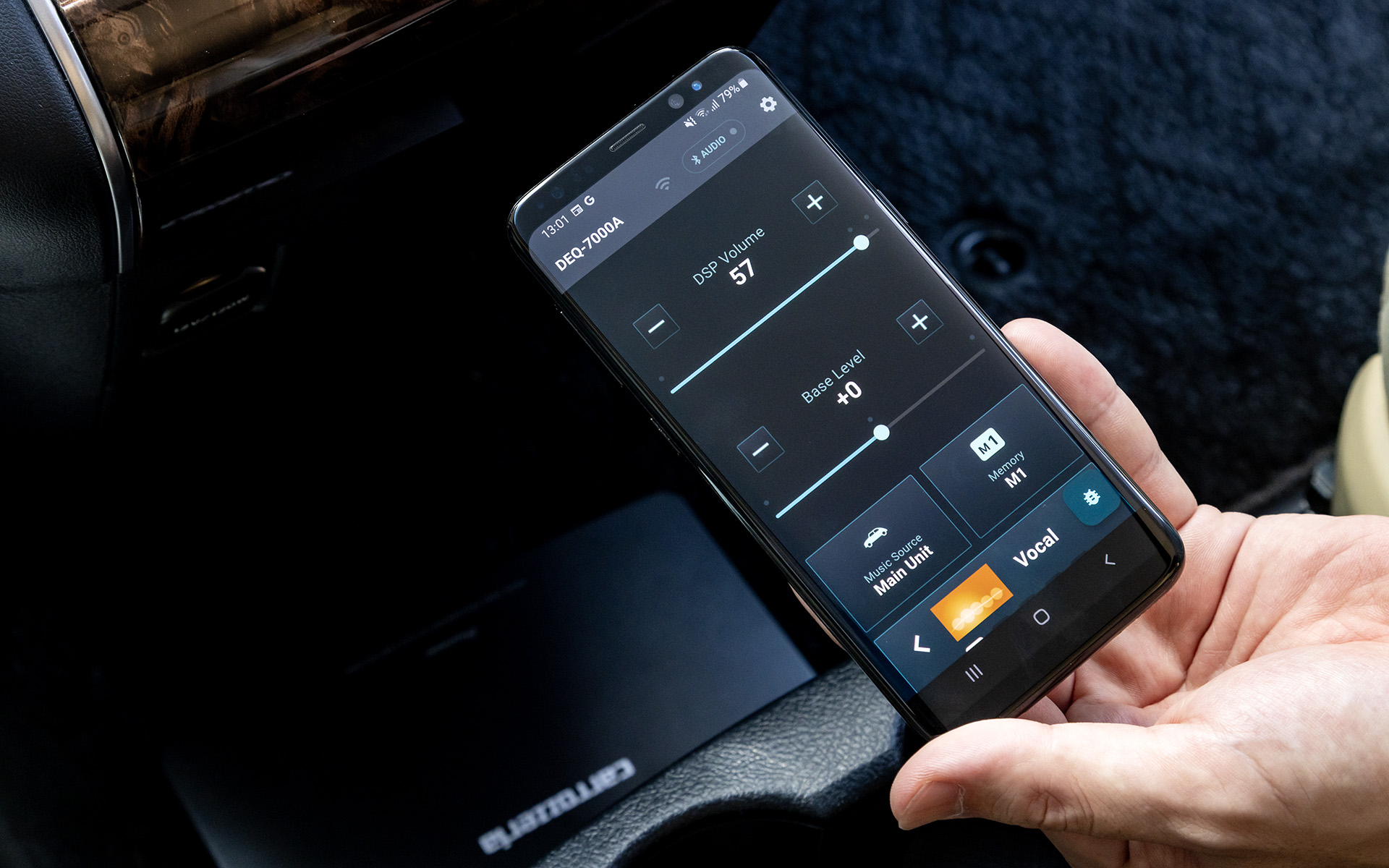 アプリ画面（DEQ-7000A向け）