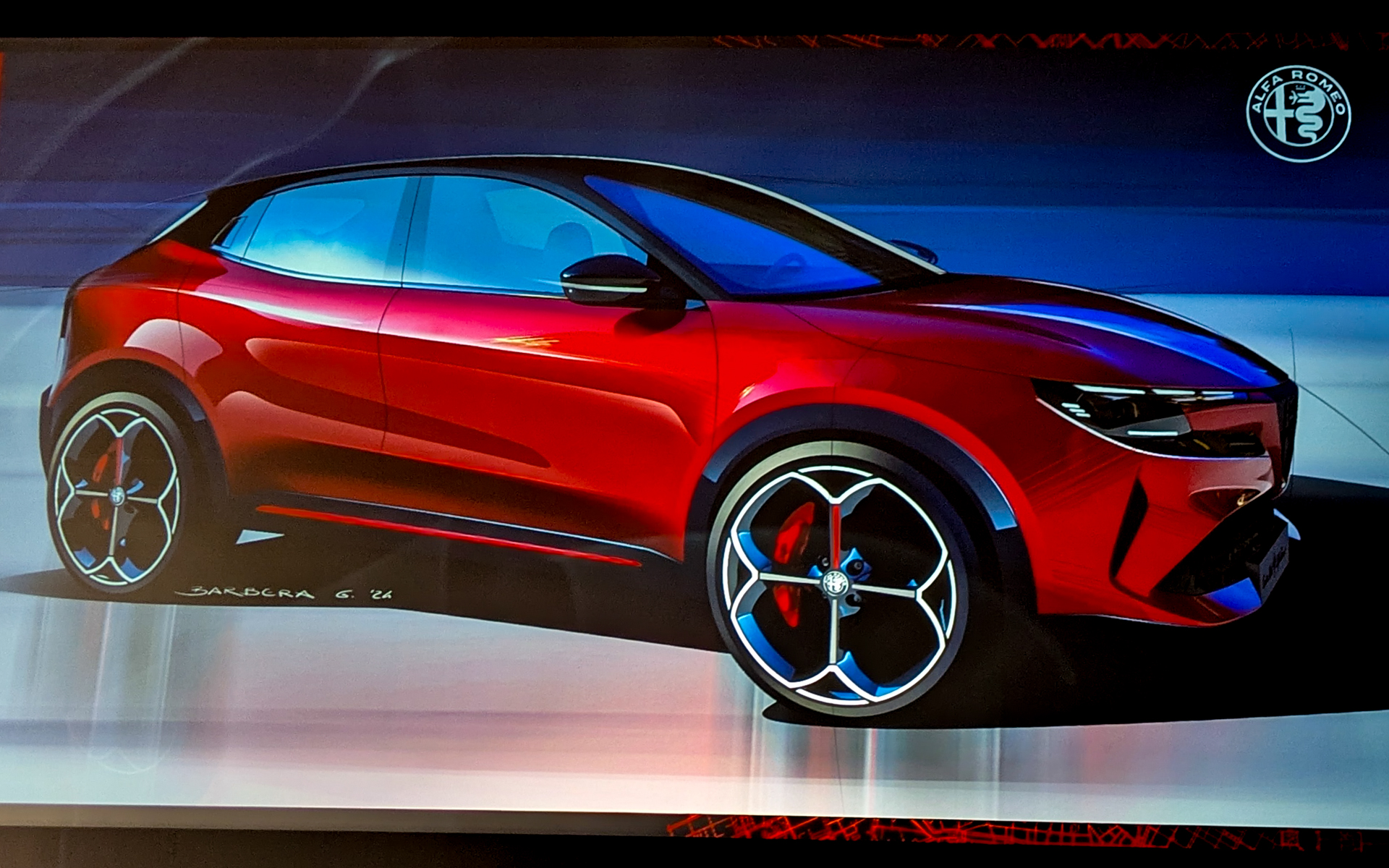 新型「ジュニア」のデザインスケッチ