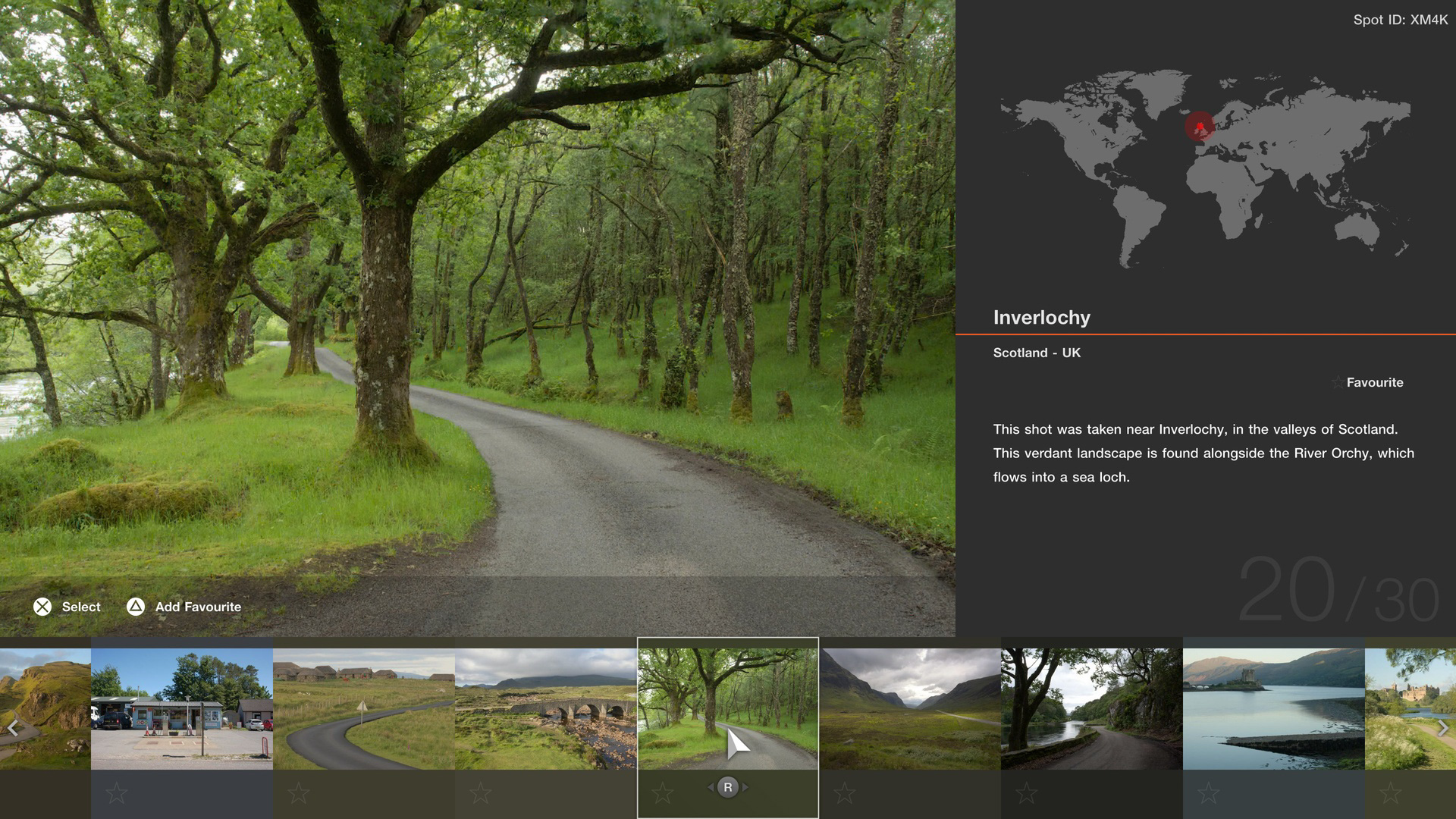 スケープスの特集に「スコットランド」を追加