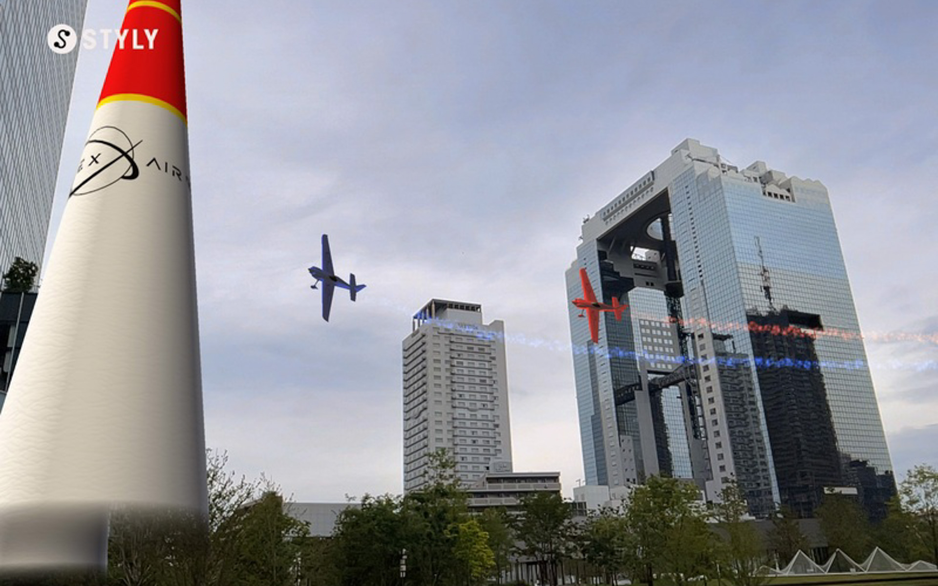 積水ハウスがタイトルパートナーに就任し「エアレースX2025 積水ハウス 大阪うめきたデジタルレース in グラングリーン大阪&グランフロント大阪」の大会名称で9月6日開催