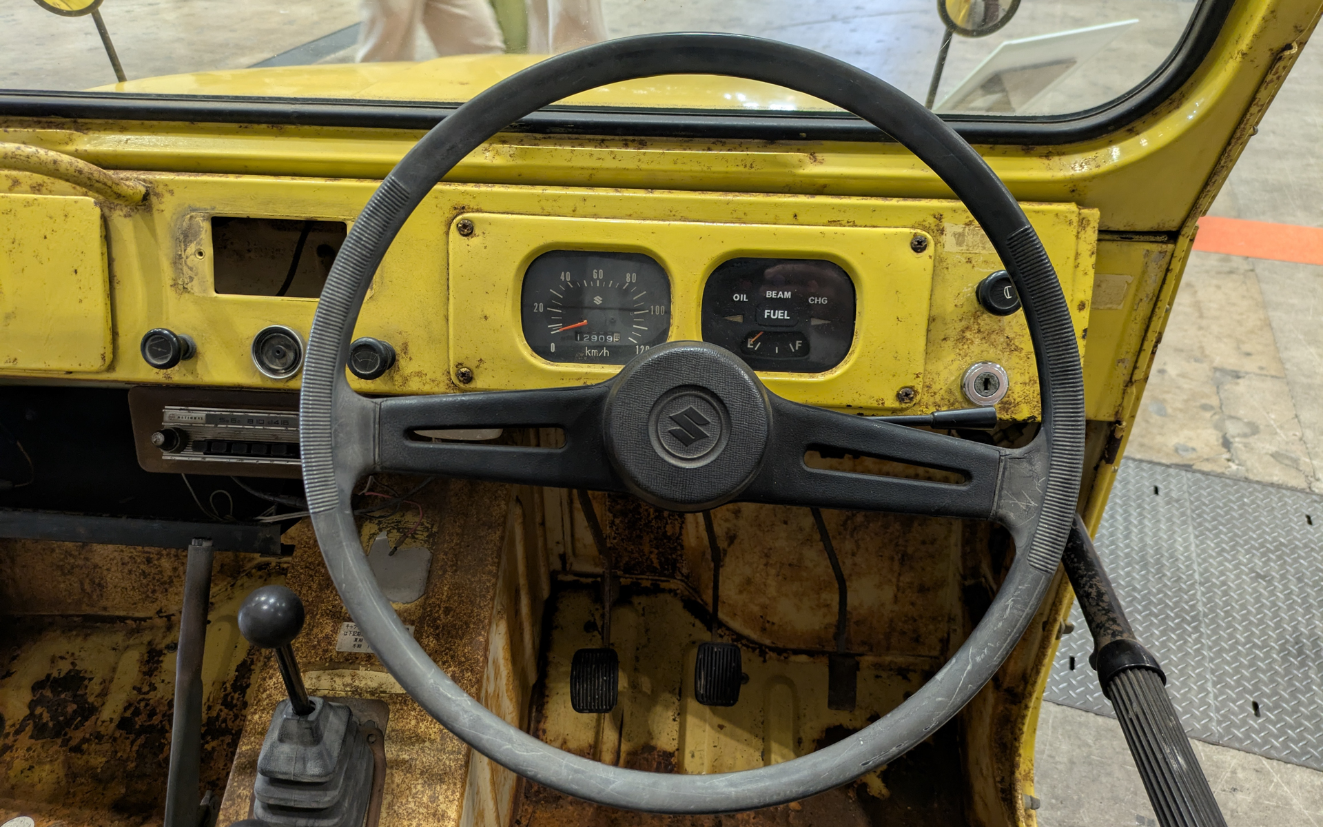 福島県の倉庫で発見したという固体で、現オーナーは「どのようにレストアするか思案中」とのこと