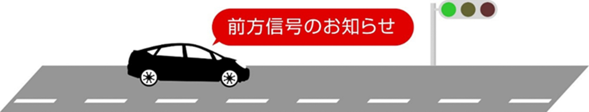 運転支援機能の「前方信号お知らせ機能」