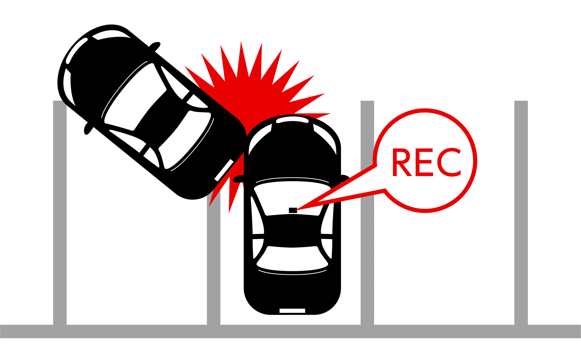 別売オプションの「HDROP-14」を接続すると「駐車監視機能」が使用可能になる