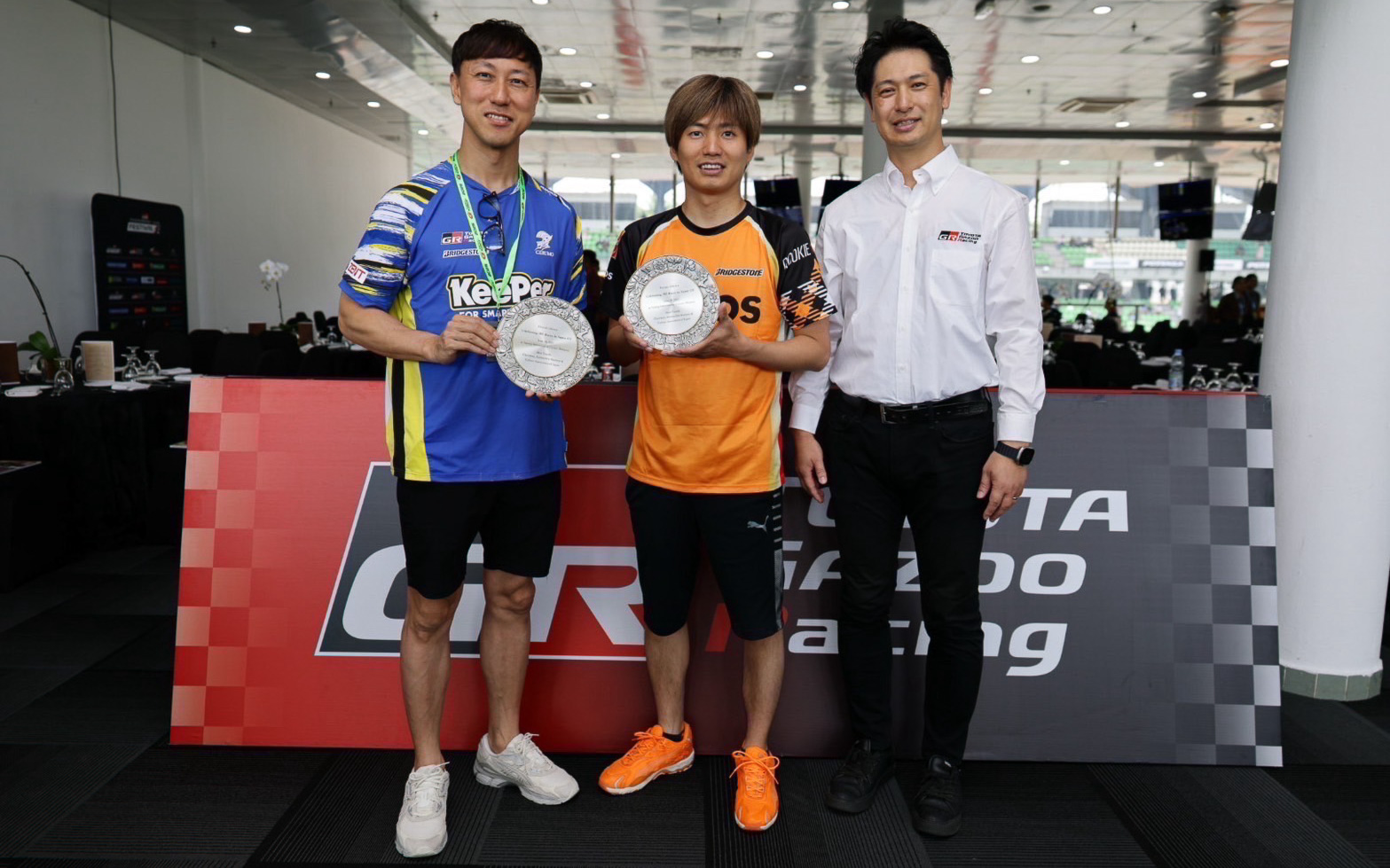 TOYOTA GAZOO Racing 加地雅也部長とともに