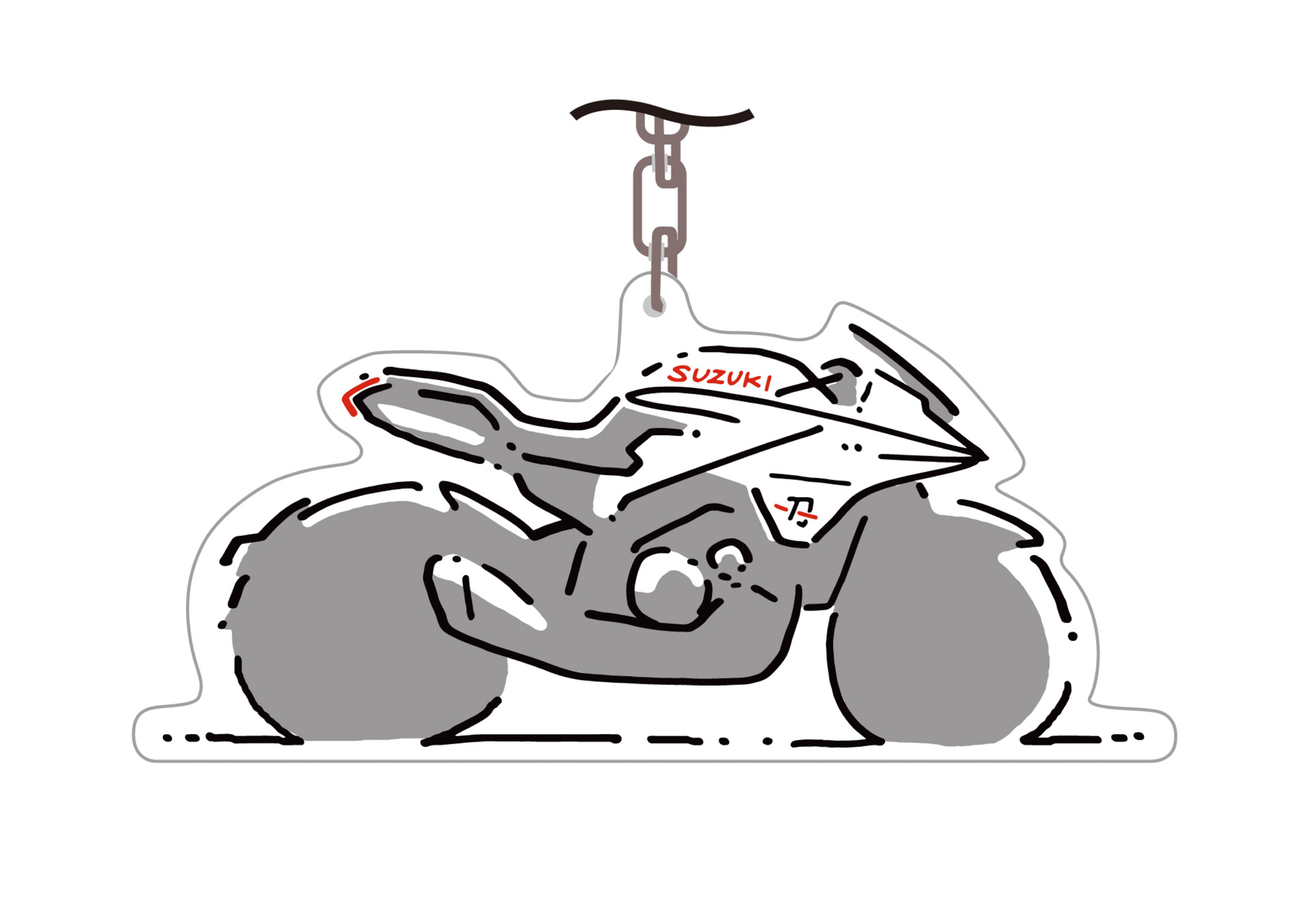 アクリルキーホルダー：価格500円