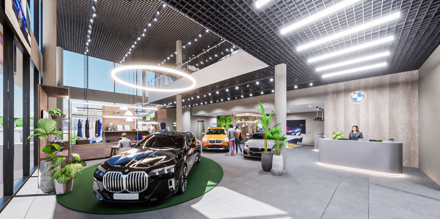 新しいショールームコンセプト「リテール・ネクスト」に基づいたショールーム（イメージ）