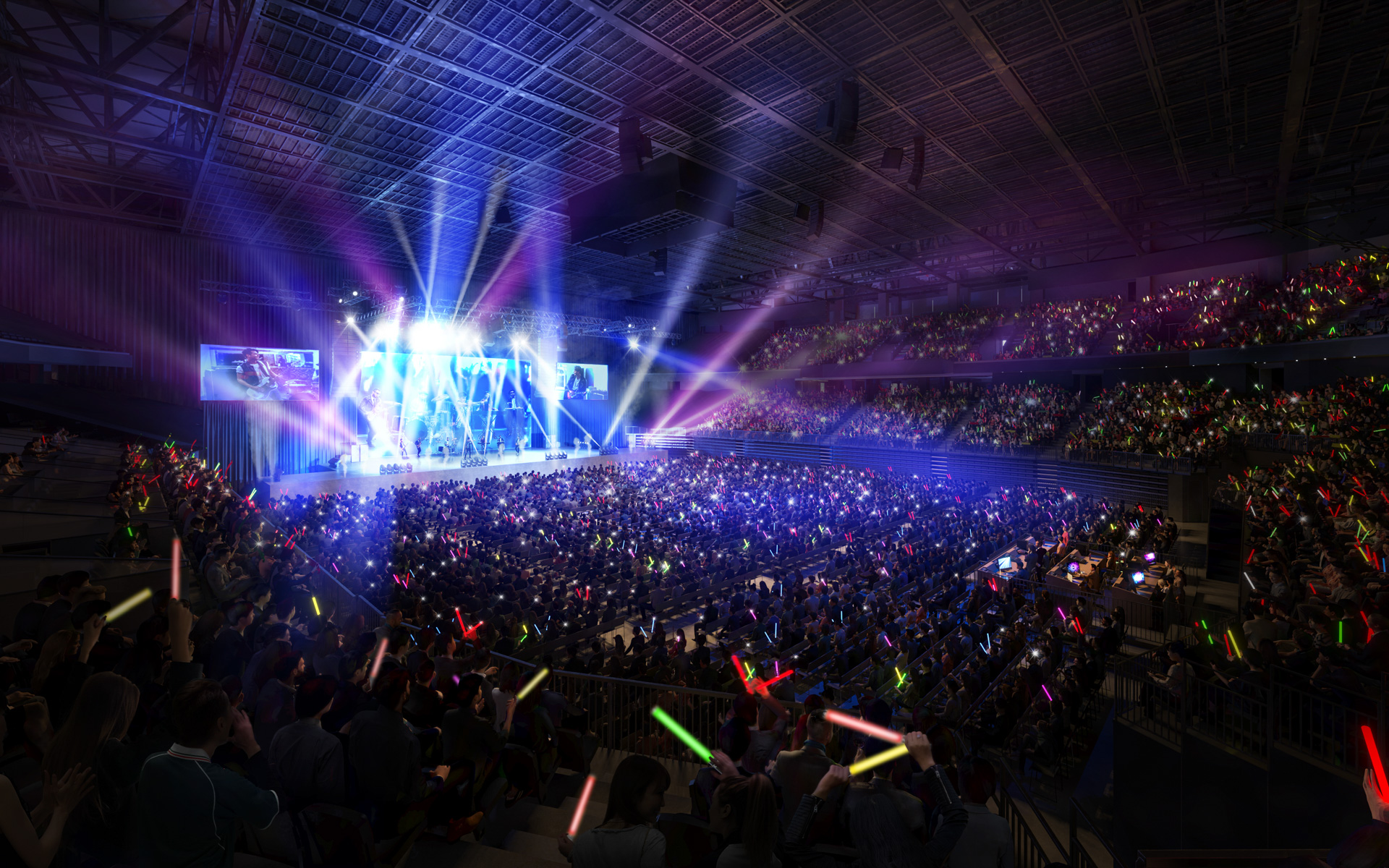 メインアリーナ（コンサート時）