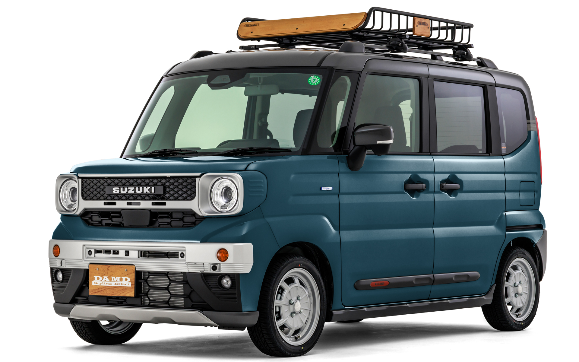 デニムブルーメタリック ガンメタリック 2トーンルーフ