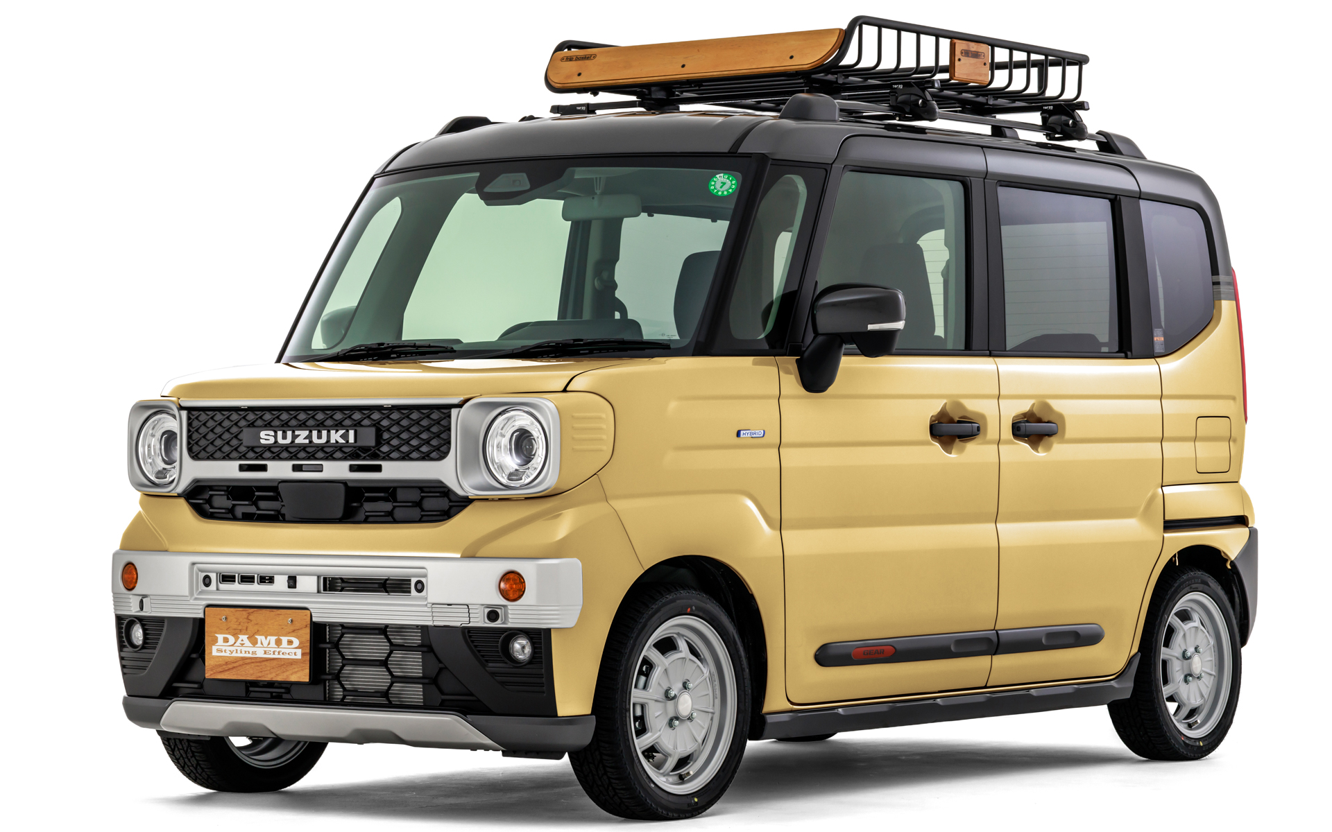 ミモザイエローパールメタリック ガンメタリック 2トーンルーフ