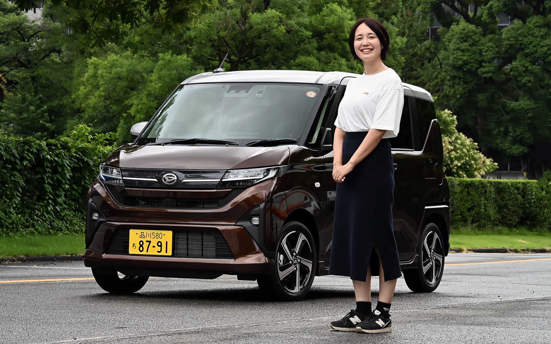 伊藤梓さんが新型ムーヴに試乗