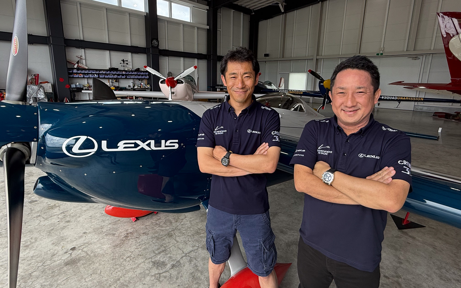 室屋義秀選手のホームベースであるふくしまスカイパークでは、第3戦へ向けての準備が進んでいた