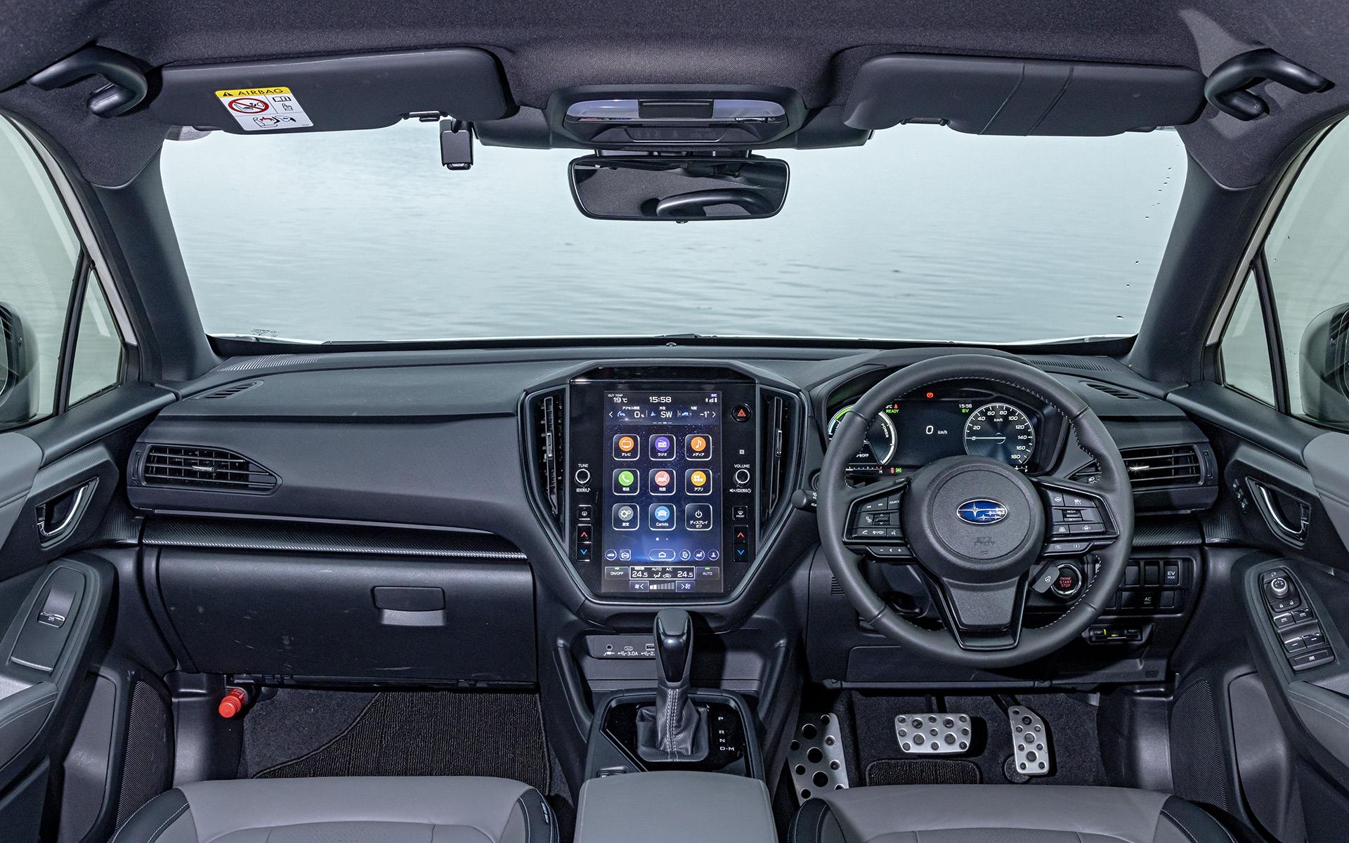 クロストレック Premium S：HEV EXのインパネ