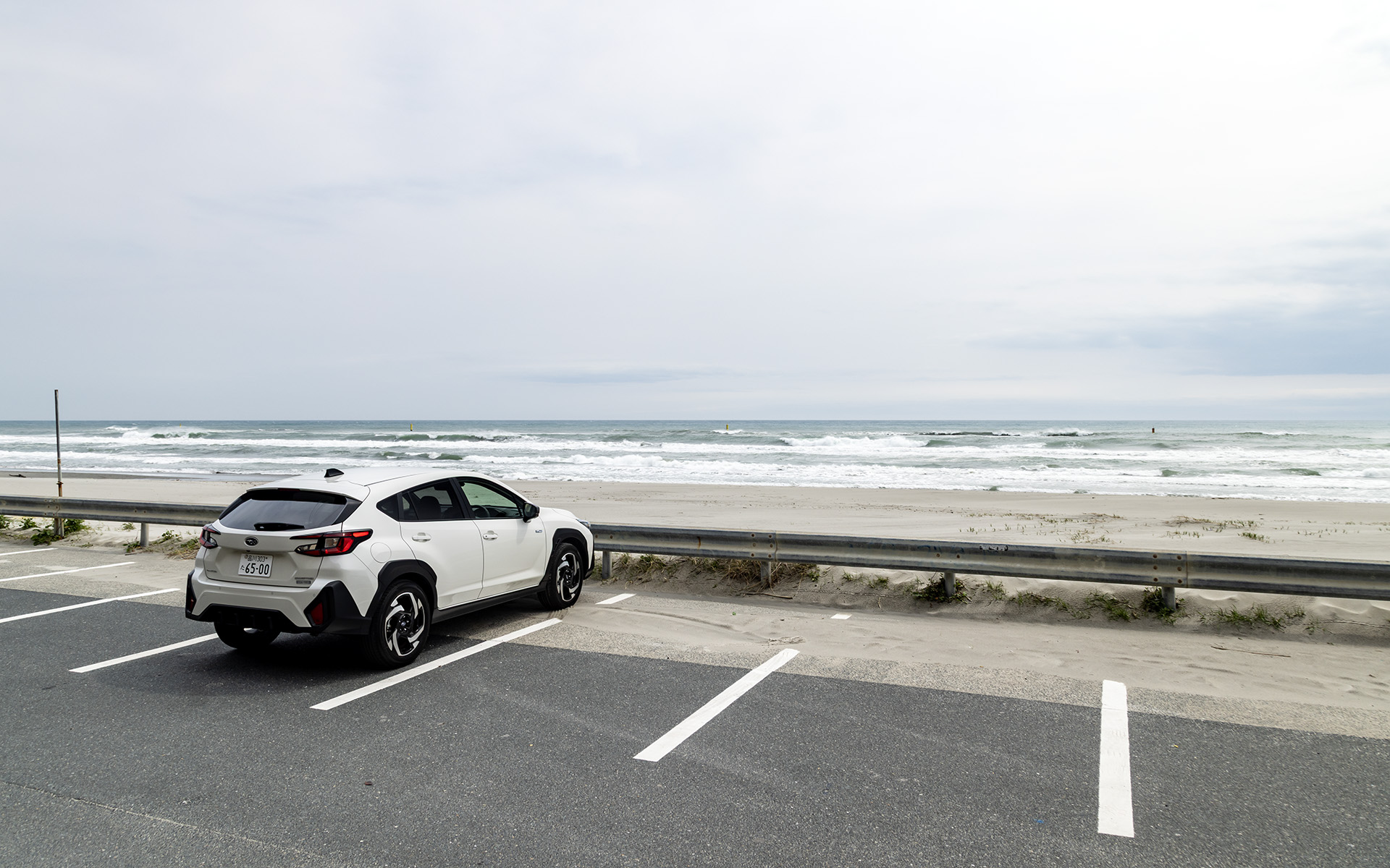 クロストレックは海にも似合う