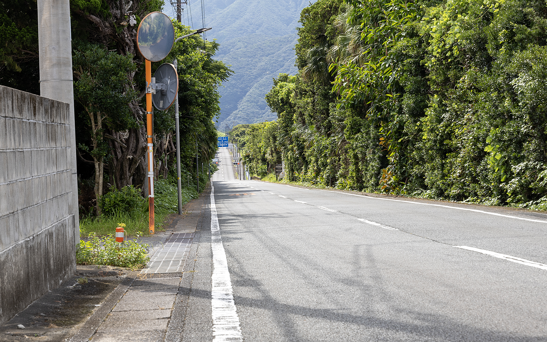 島の中心部の道路は平らな部分もあるが、基本的には起伏が多い。一定のペースを保ちつつ電費を意識するのはそれなりに難しそうだ