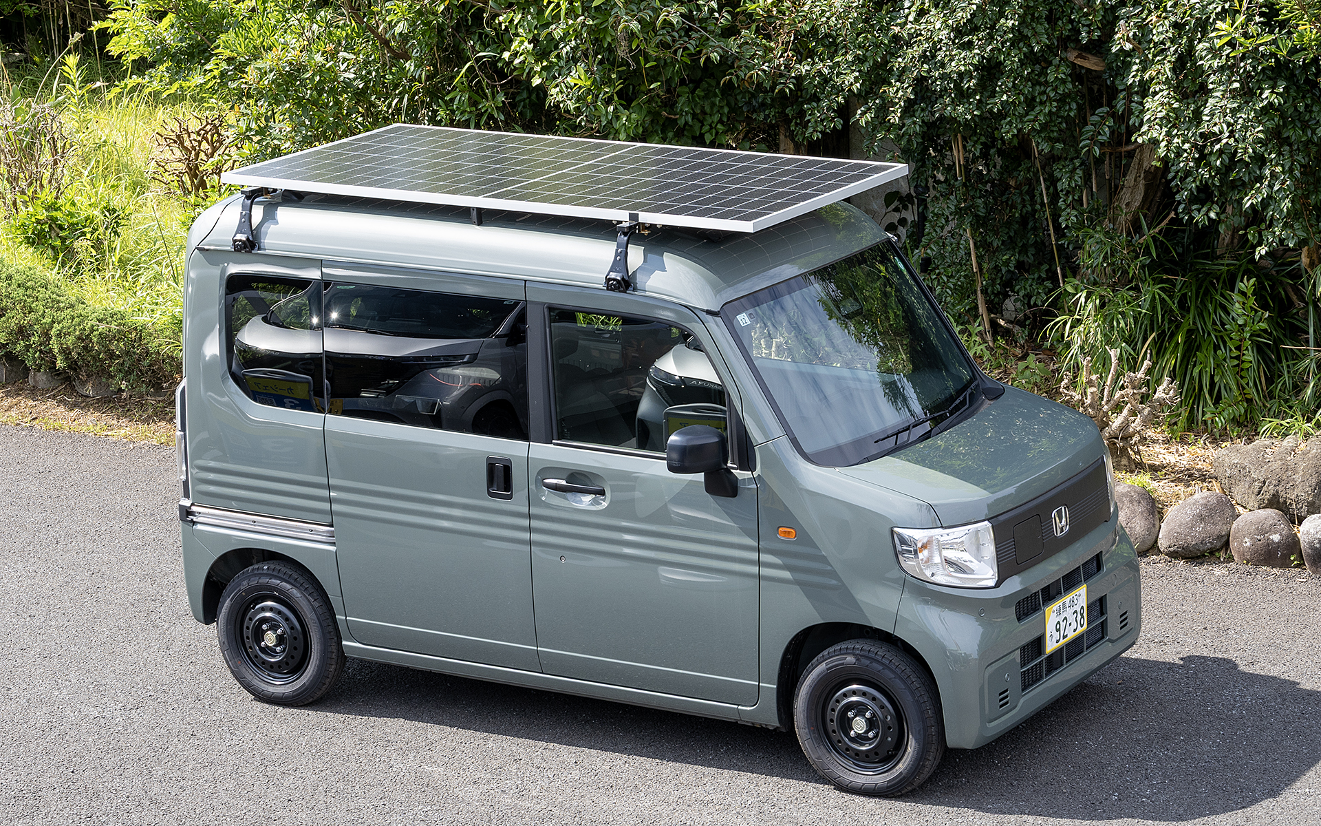 太陽光パネルは技術がどんどん進化しているので、その状況を正確に把握し、よりよいものが出てきた場合はN-VAN e:に取り入れて、さらに効率のいい発電ができるクルマにしていくとのこと