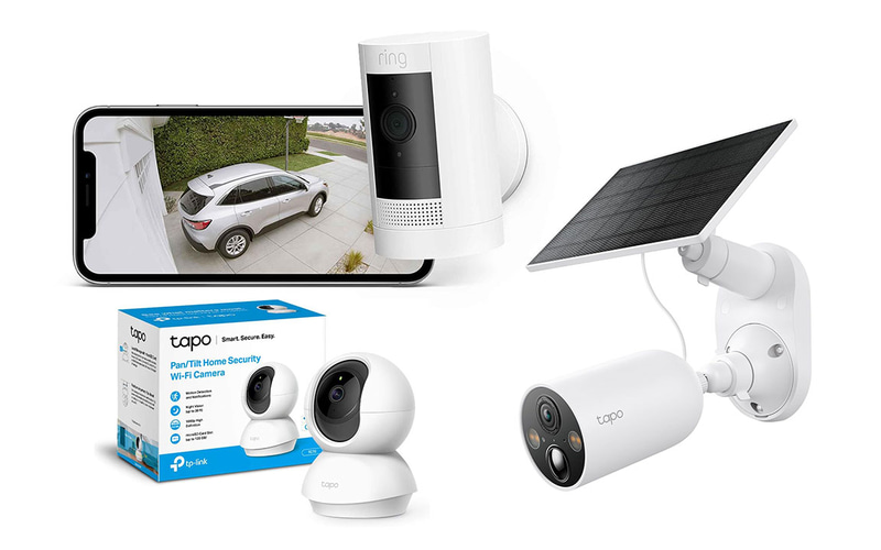 リング　屋内外用セキュリティカメラ　未開封品 電源工事不要のセキュリティカメラ「Ring」が安い！【Amazon