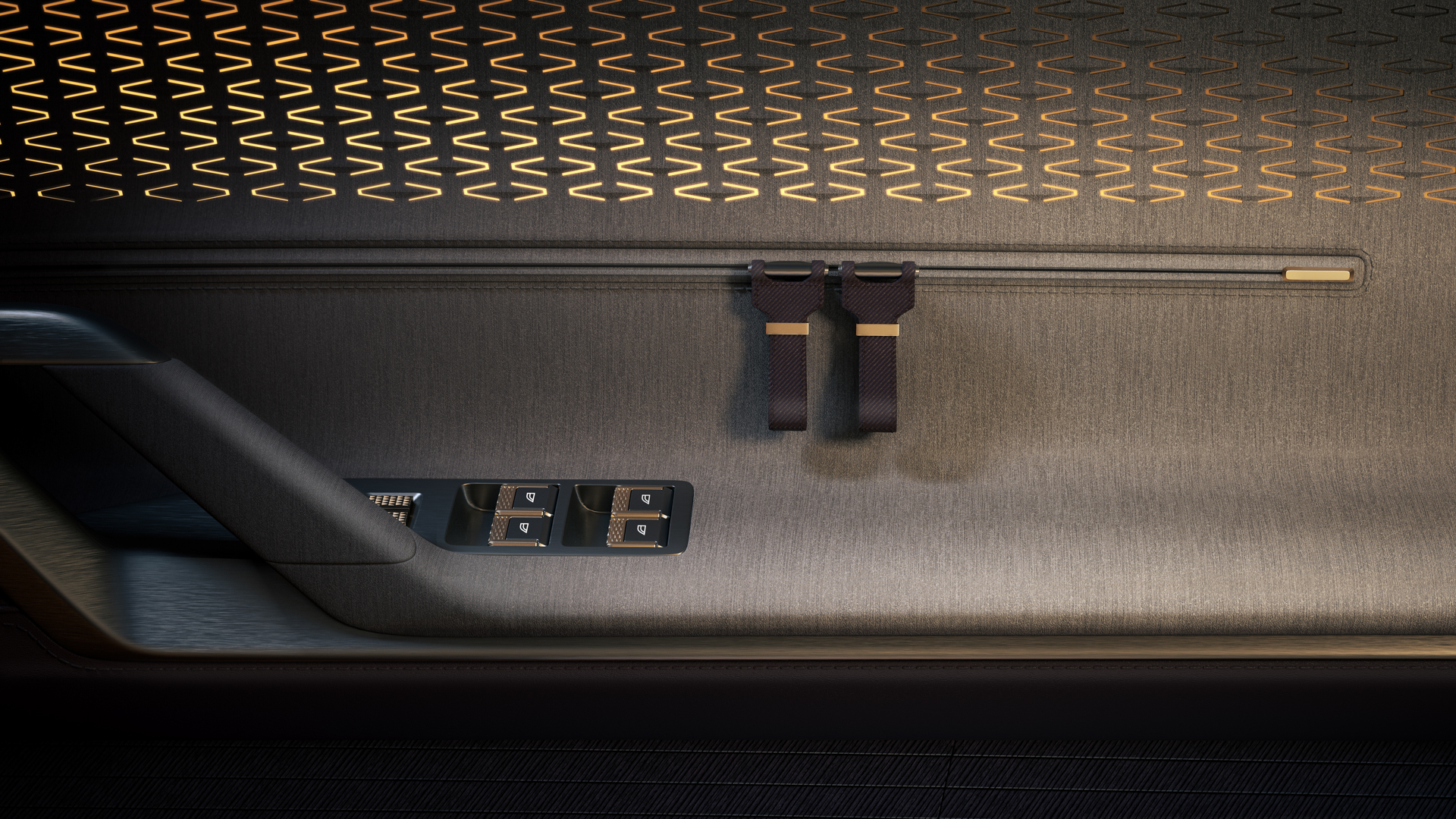 ラグジュアリー素材を惜しみなく広い面積で使用