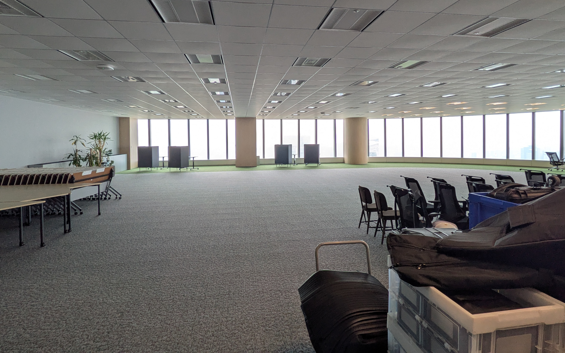 R＆Dエリアは拡張スペースをまだ残している