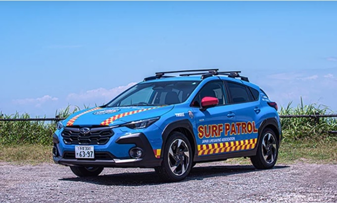 提供したSUBARUライフセーバーカー「クロストレック」