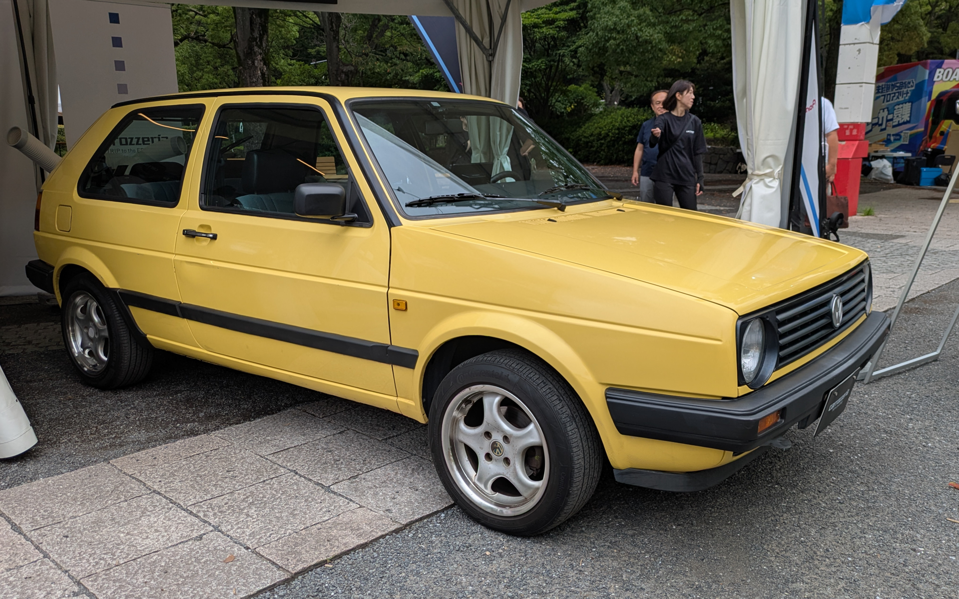 パイオニアが「INSPIRE TOKYO 2025」に展示しているデモカーの「ゴルフII」