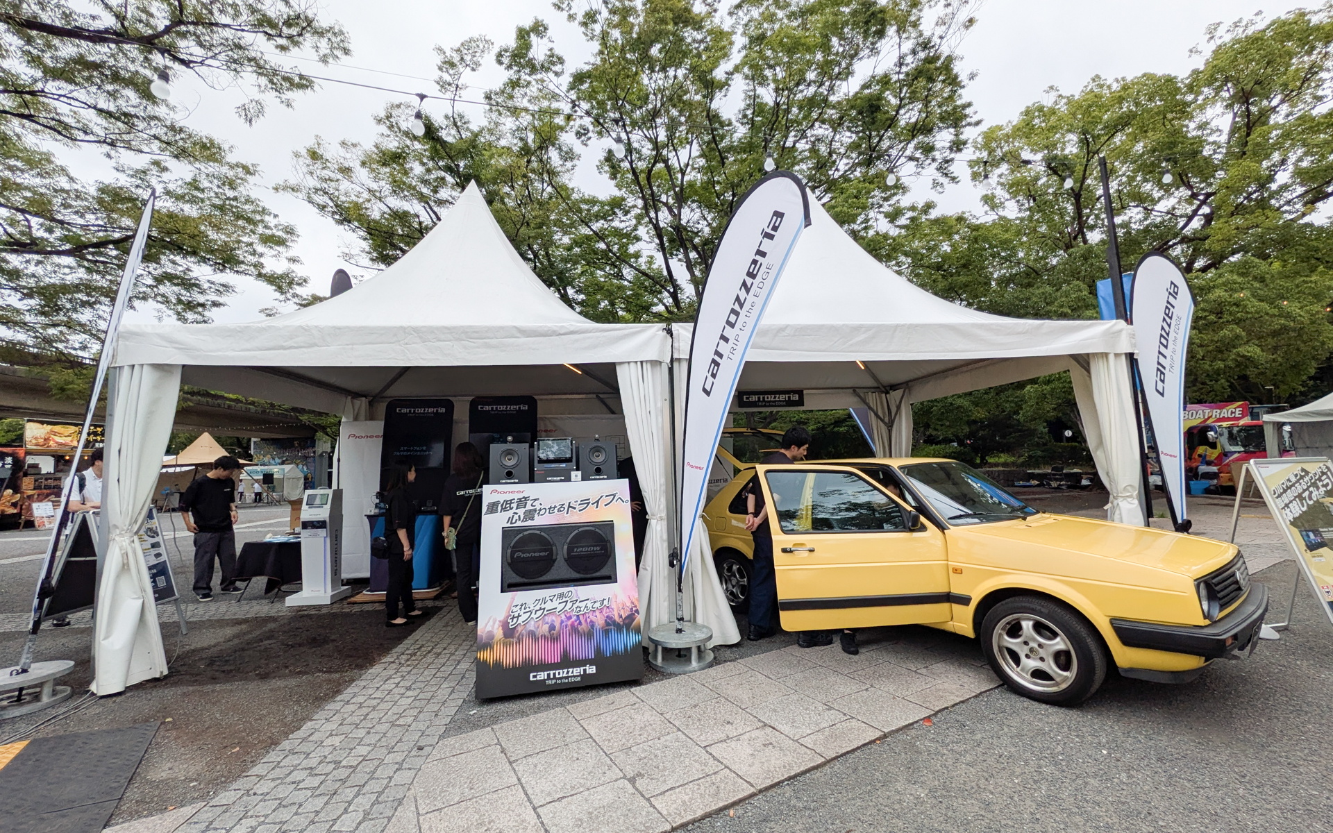 パイオニアの「カロッツェリアブース」外観